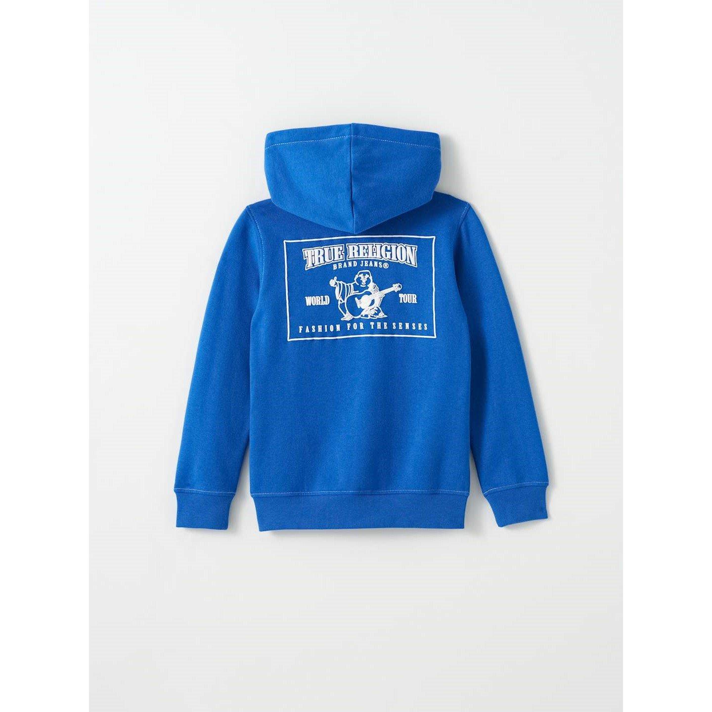 Victoria Blue - True Religion - Embroidered Full-Zip Fleece - 2
