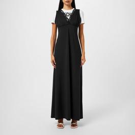 Moschino Layered T Shirt Maxi Dress