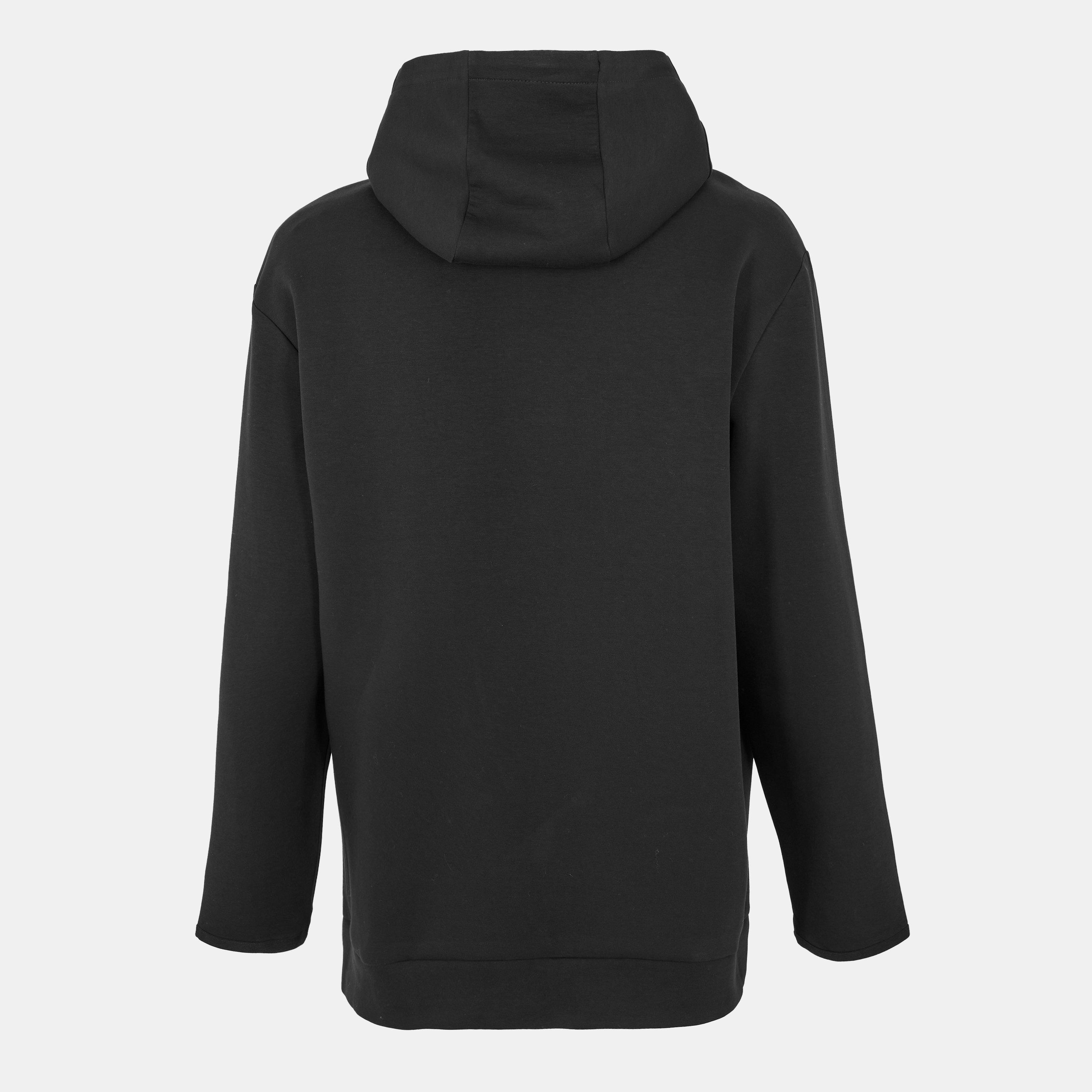 Black - Boss - Men's Woven Fabric Design Hoodie - 2