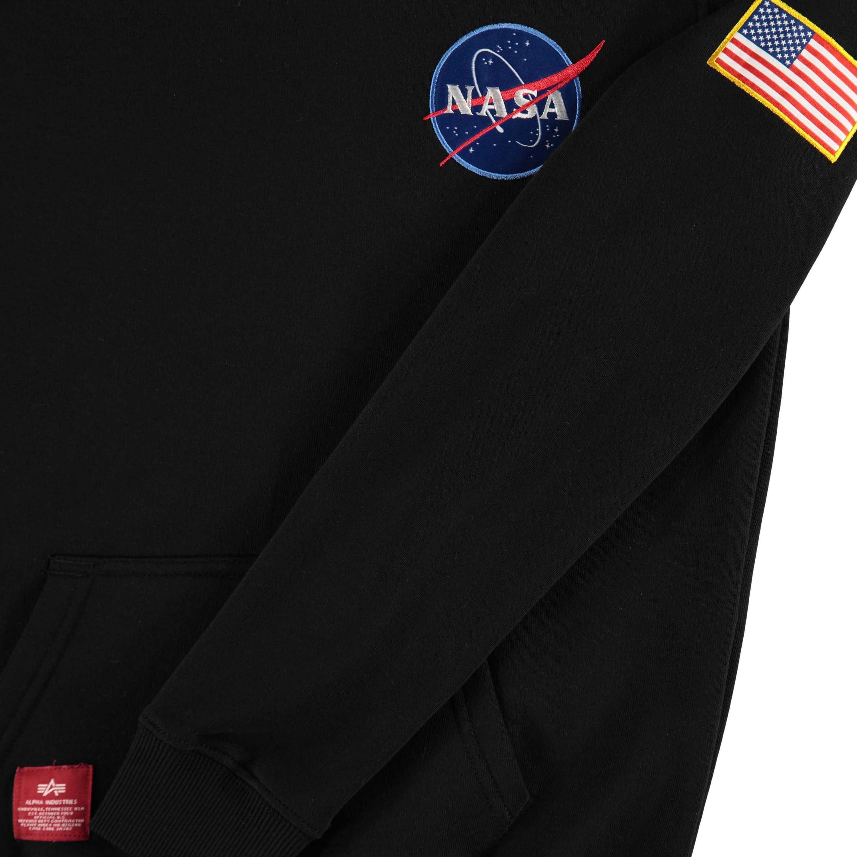 Black 03 - Alpha Industries - Space Shuttle OTH Hoodie - 4