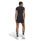 Noir - adidas - Essentials 3-Stripes Fitted Tee Dress Womens - 3