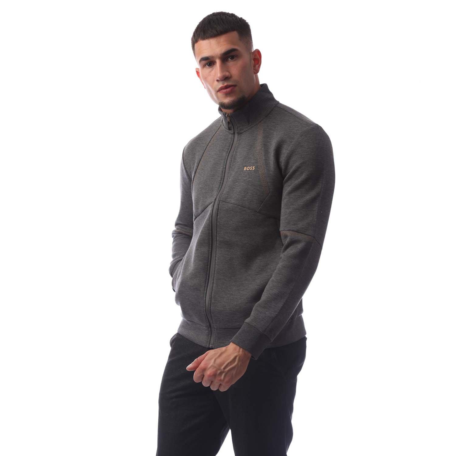 Medium Grey - Boss - Men's Skaz 99 Full Zip Hoodie - 1