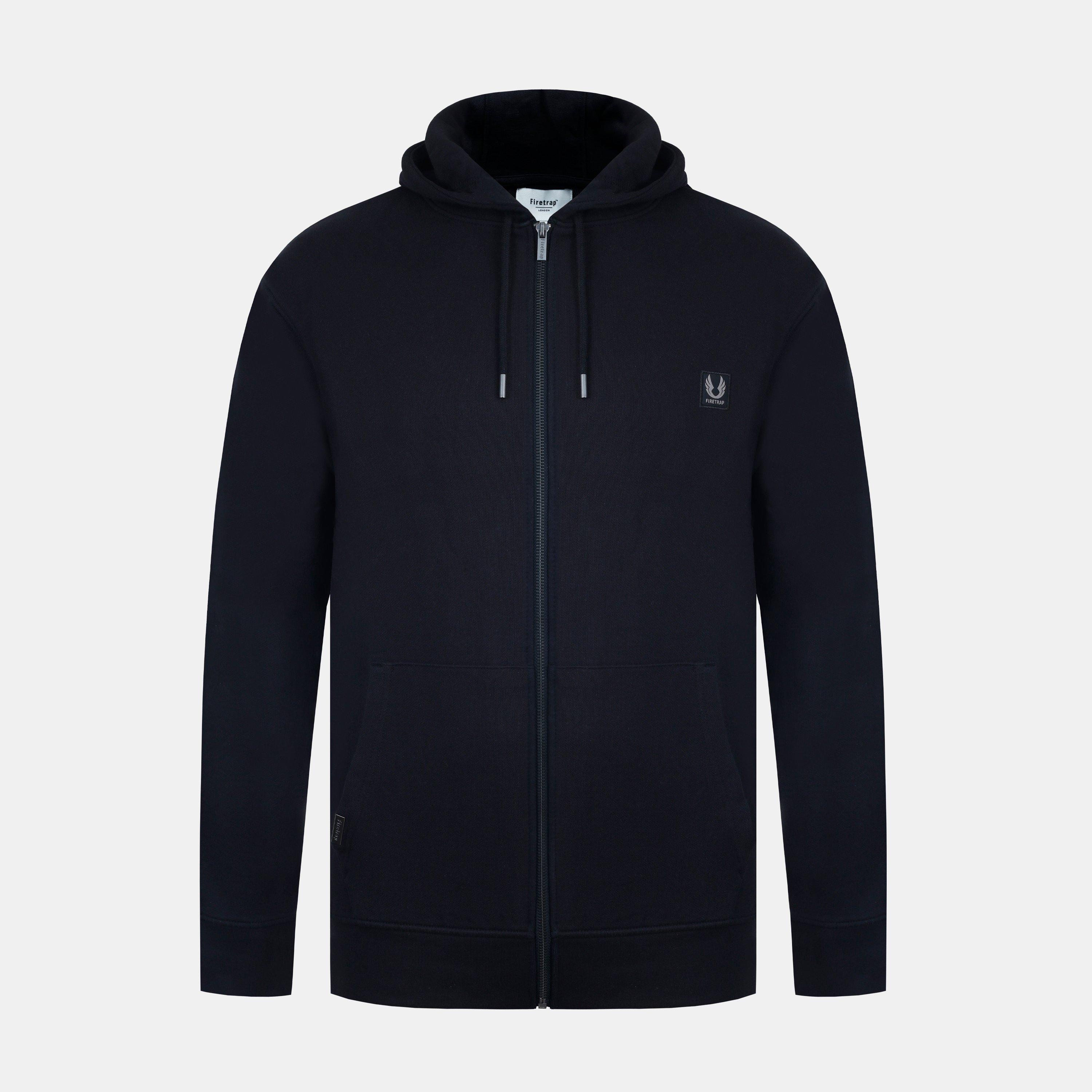 Firetrap Men's Zip Hoodie - Black - XL