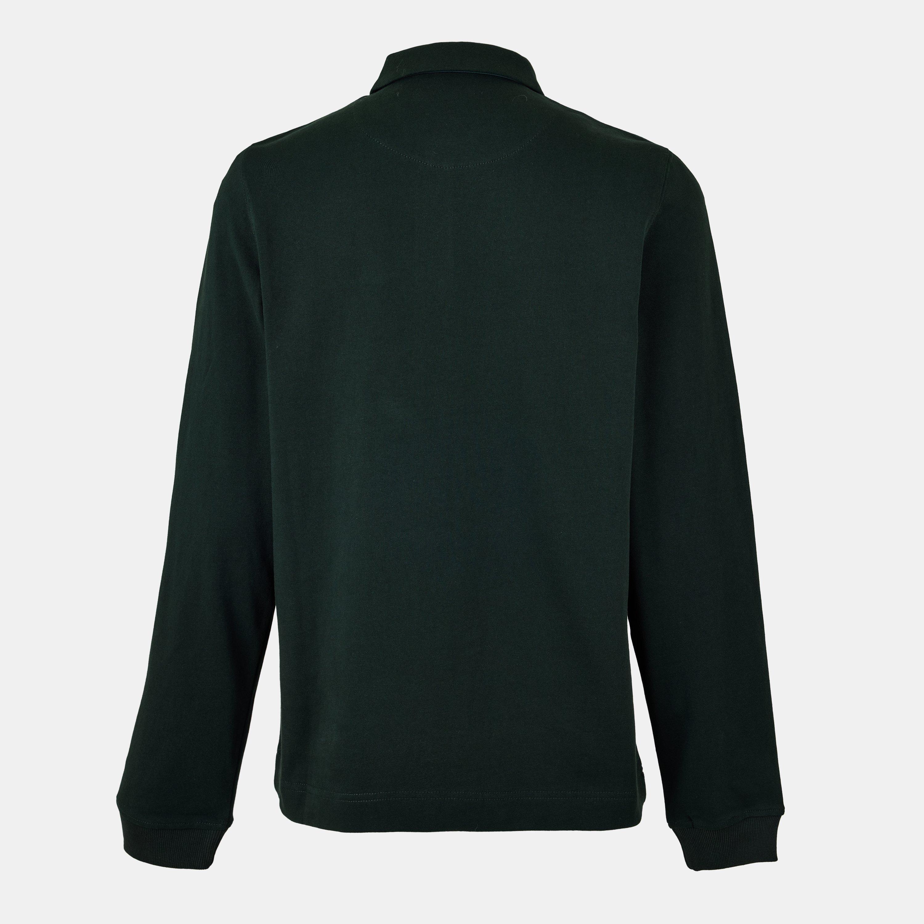 Green 38 - PS Paul Smith - Men's Embroidered Long-Sleeve Rugby Polo Shirt - 2