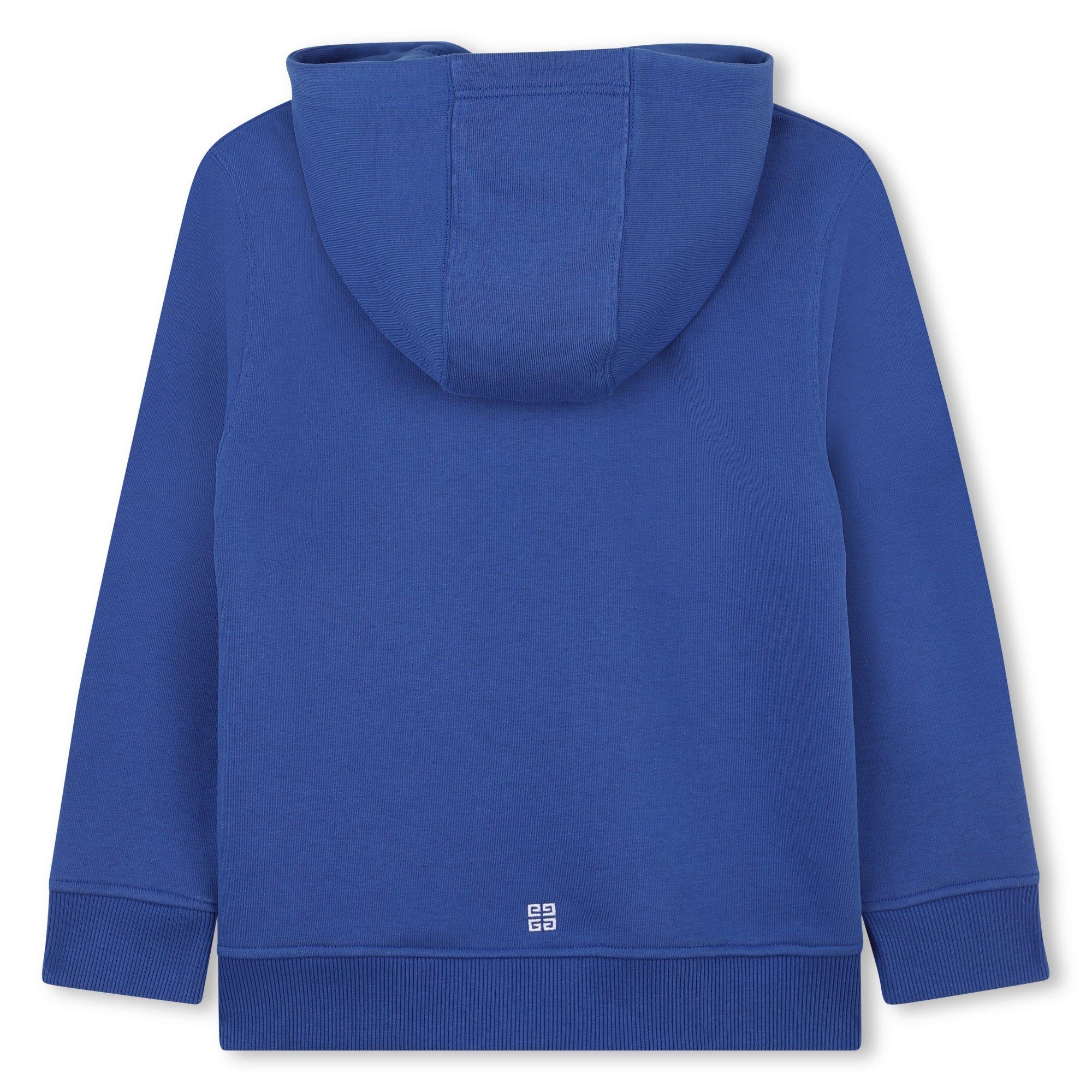 Blue 865 - GIVENCHY - Unisex Kids' GIV Logo Pullover Hoodie - 2