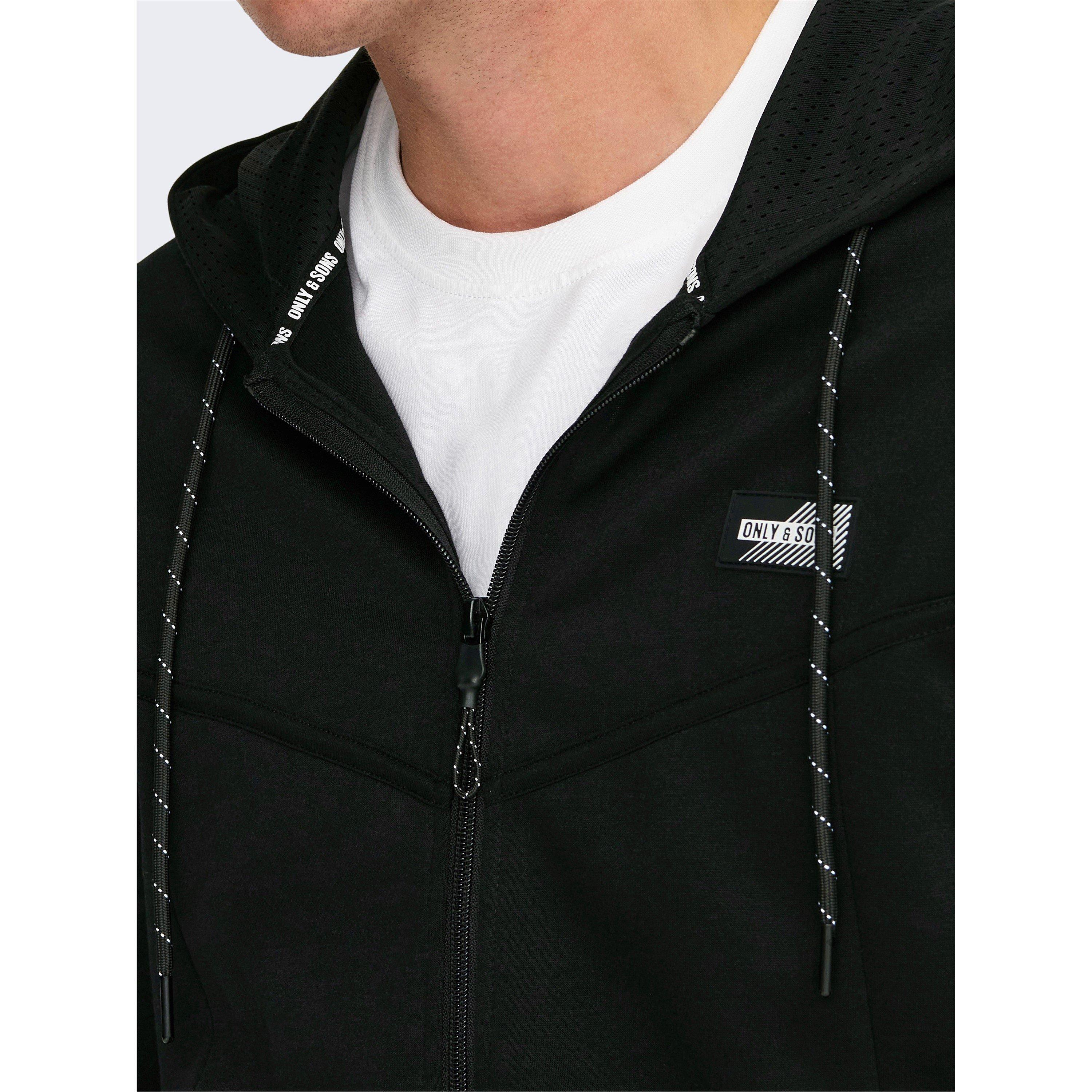 Black - Only - Zip Hoodie - 4