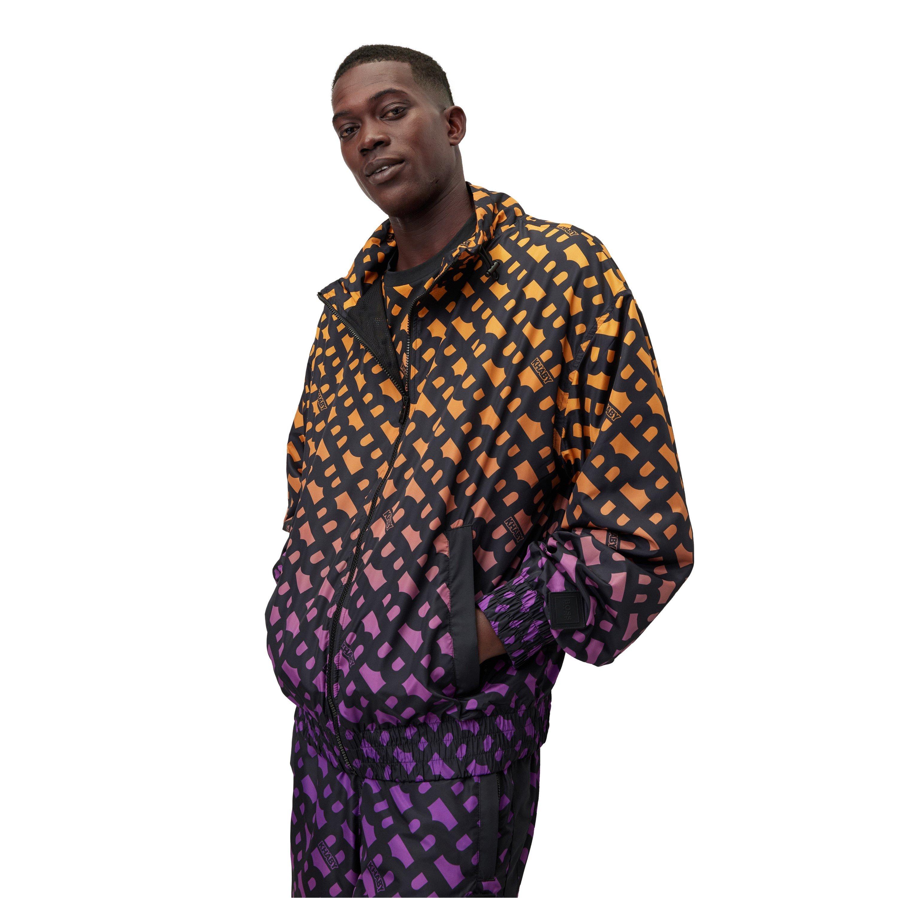 Pastel Orange - Boss - Men's Khaby Zip Hoodie - 1