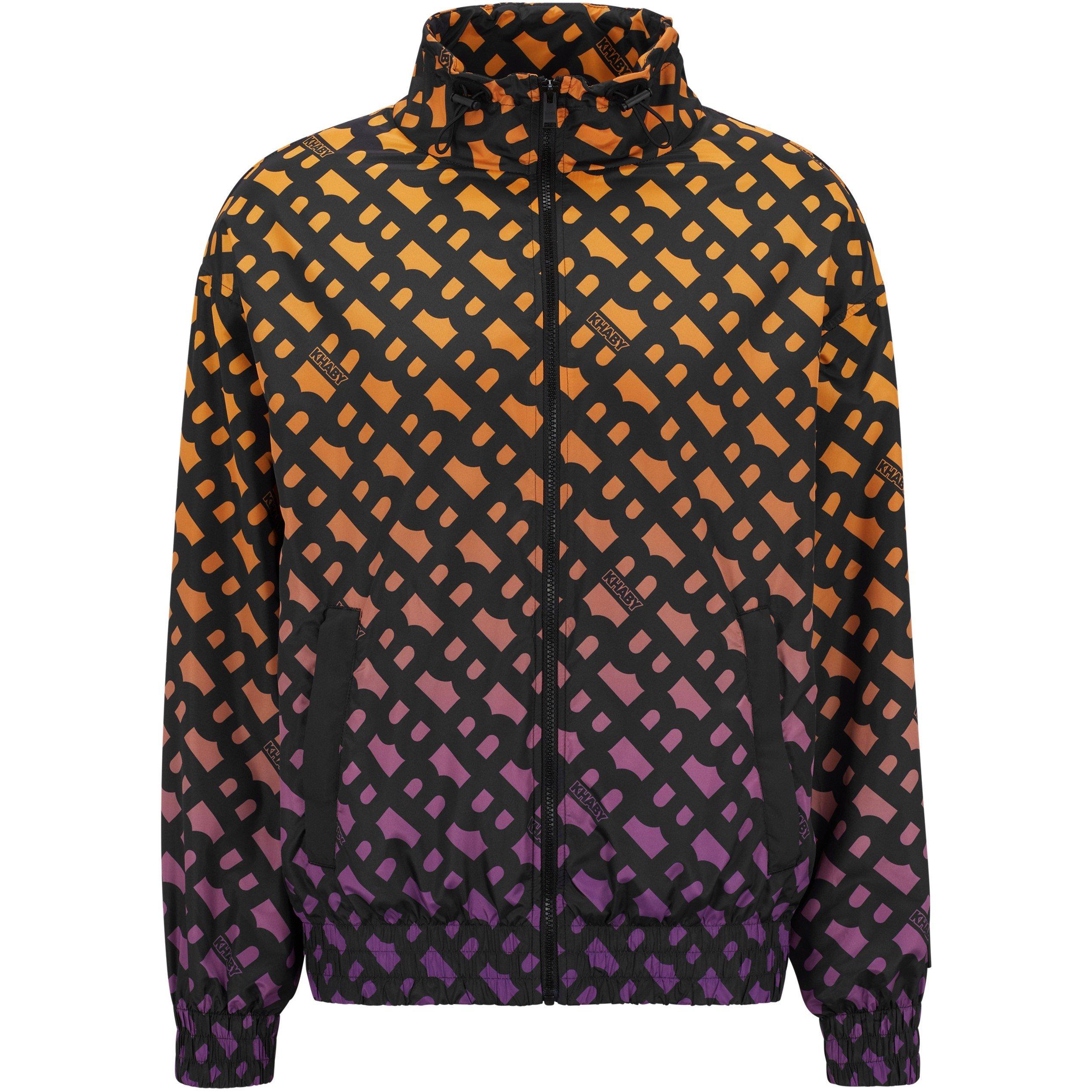 Pastel Orange - Boss - Men's Khaby Zip Hoodie - 3