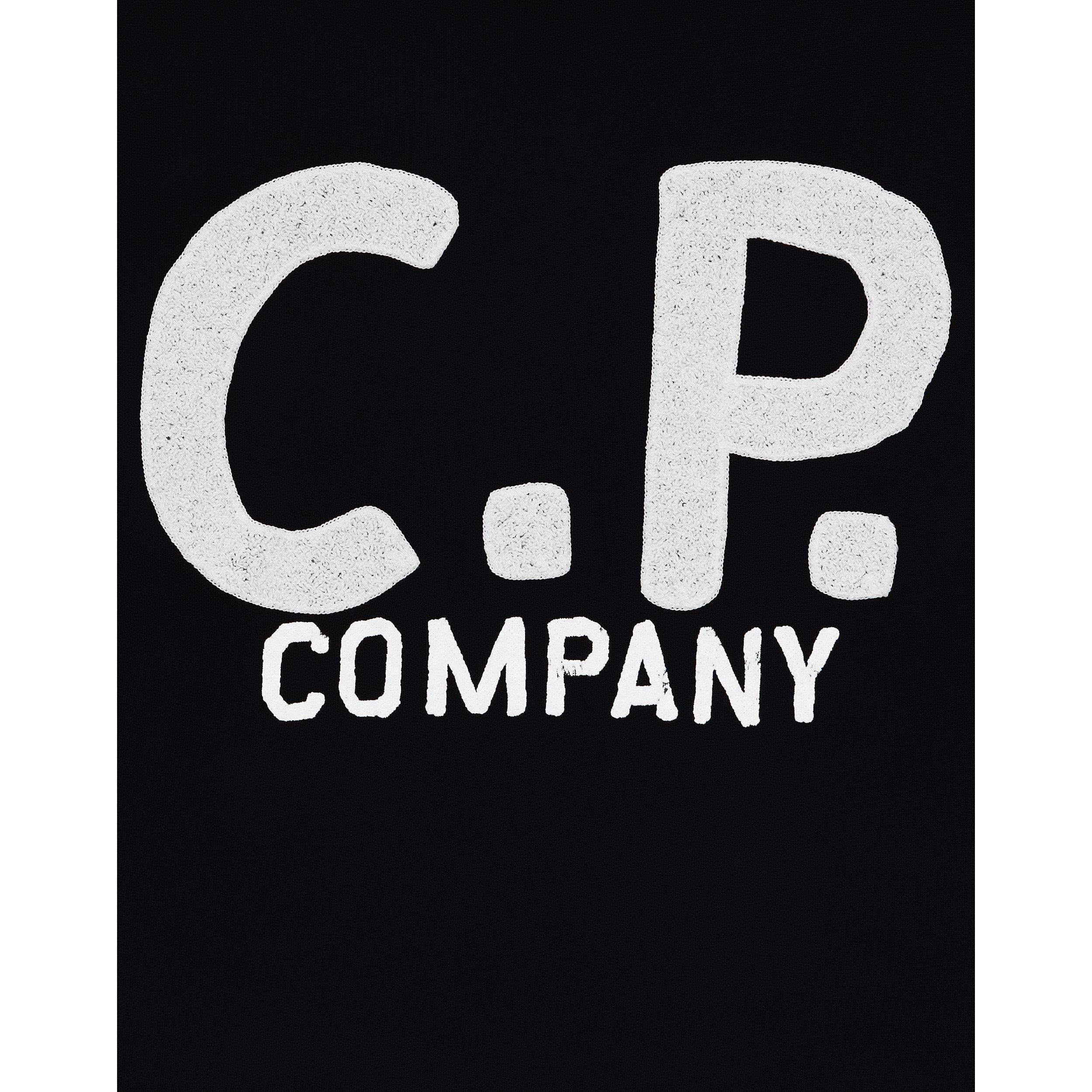 Black 60100 - CP Company - Logo Hoodie Juniors - 3