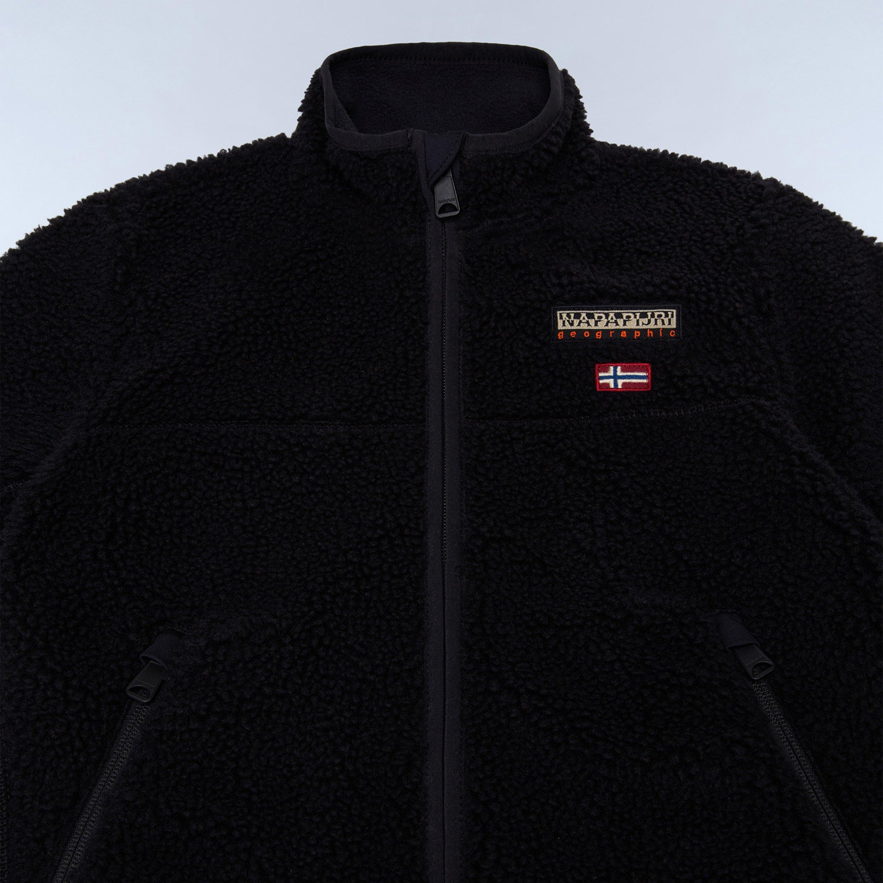 Black Beaut 941 - Napapijri - Kids' Napa Tynik Full-Zip Fleece - 3