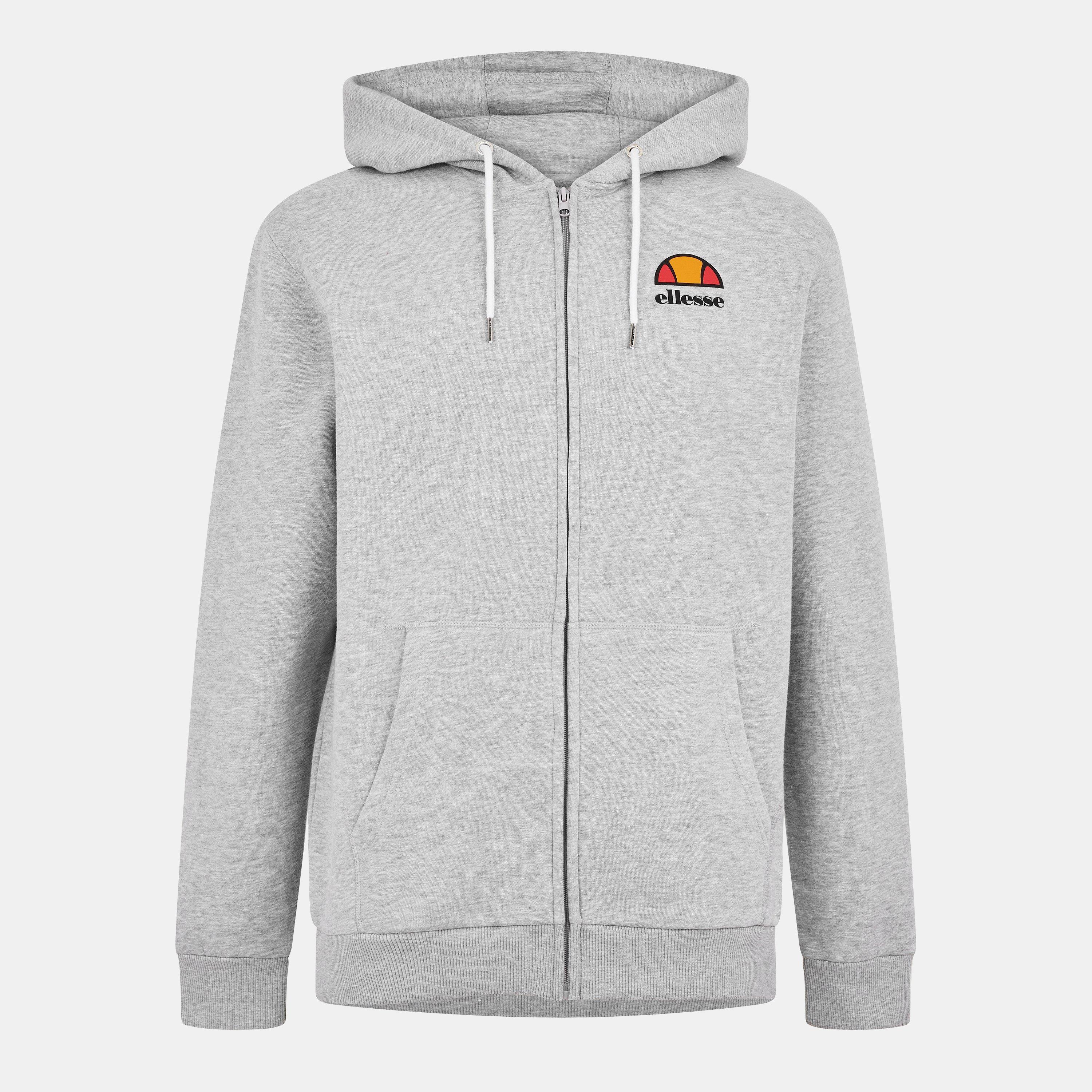 Grey - Ellesse - Full Zip Hoody Mens - 1