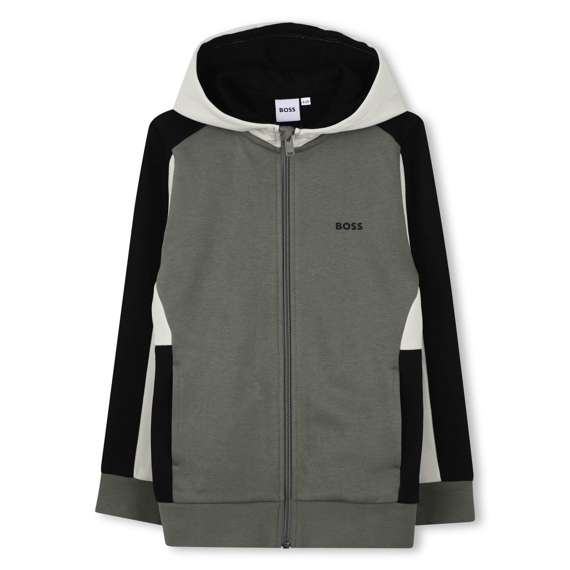 Boss Boys Kids' Hooded Full Zip Fleece - Green - 10Y