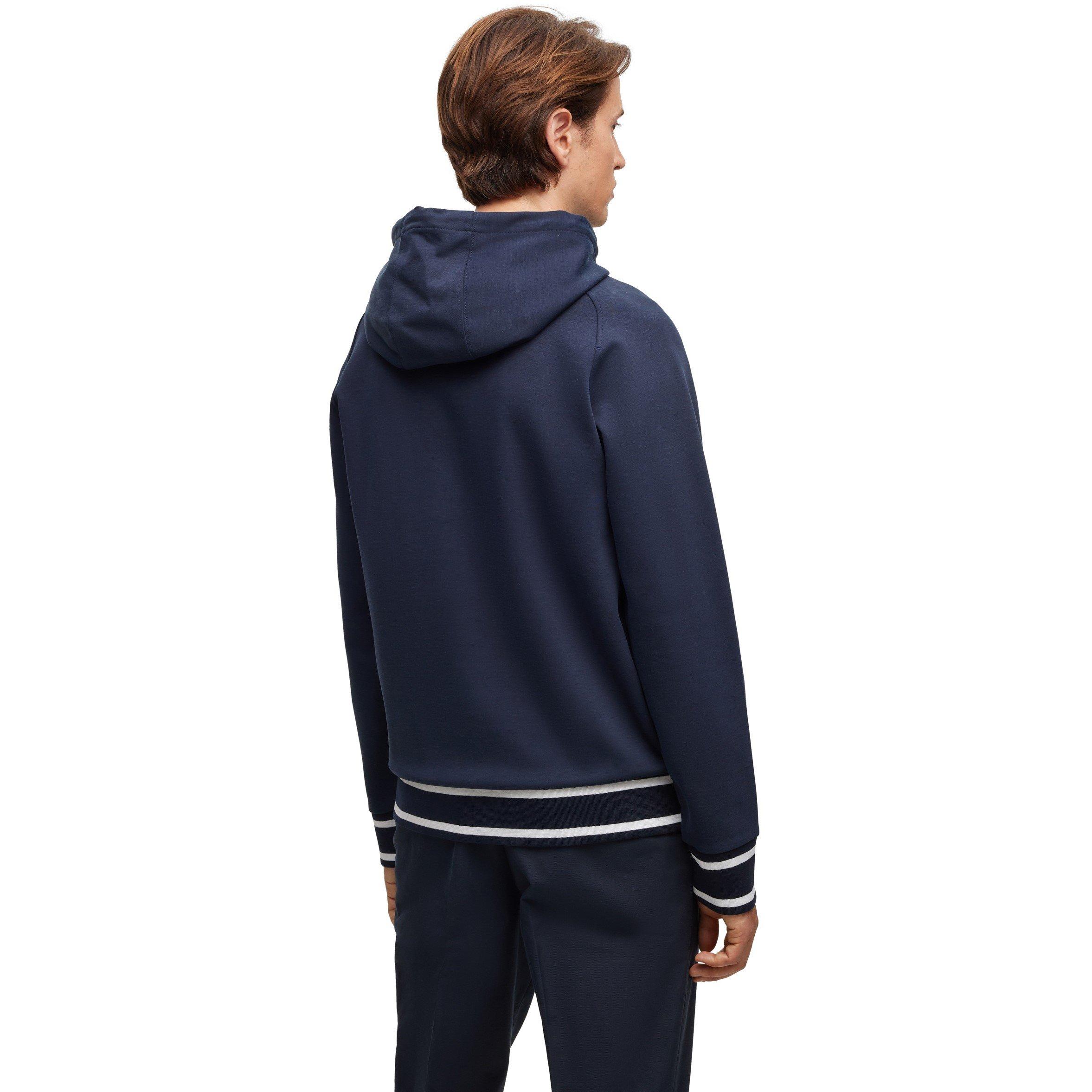 Dark Blue - Boss - Men's T Stevenson Pull Over Hoodie - 2