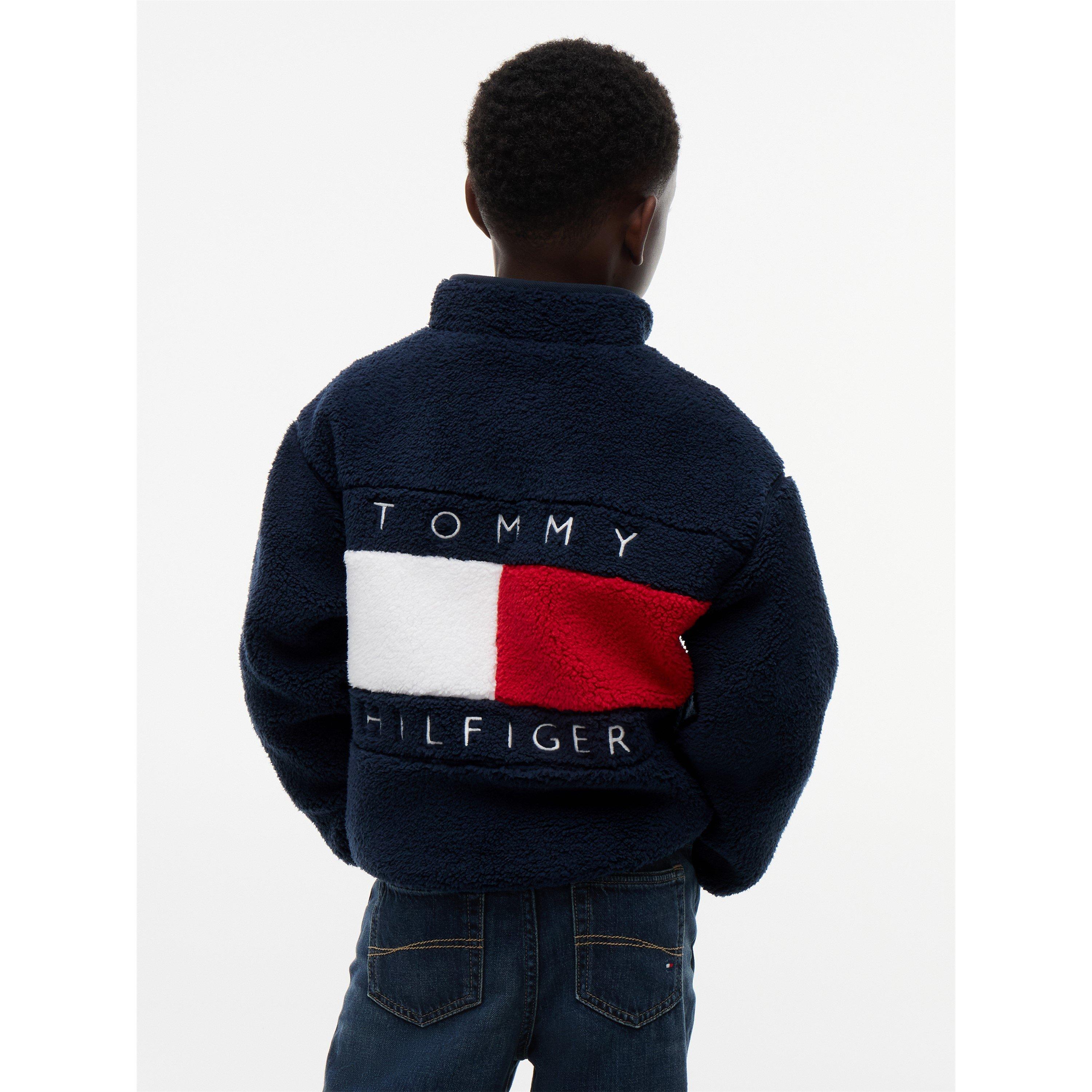 Dark Blue C1G - Tommy Hilfiger - Tommy Flag Fleece Jn64 - 6