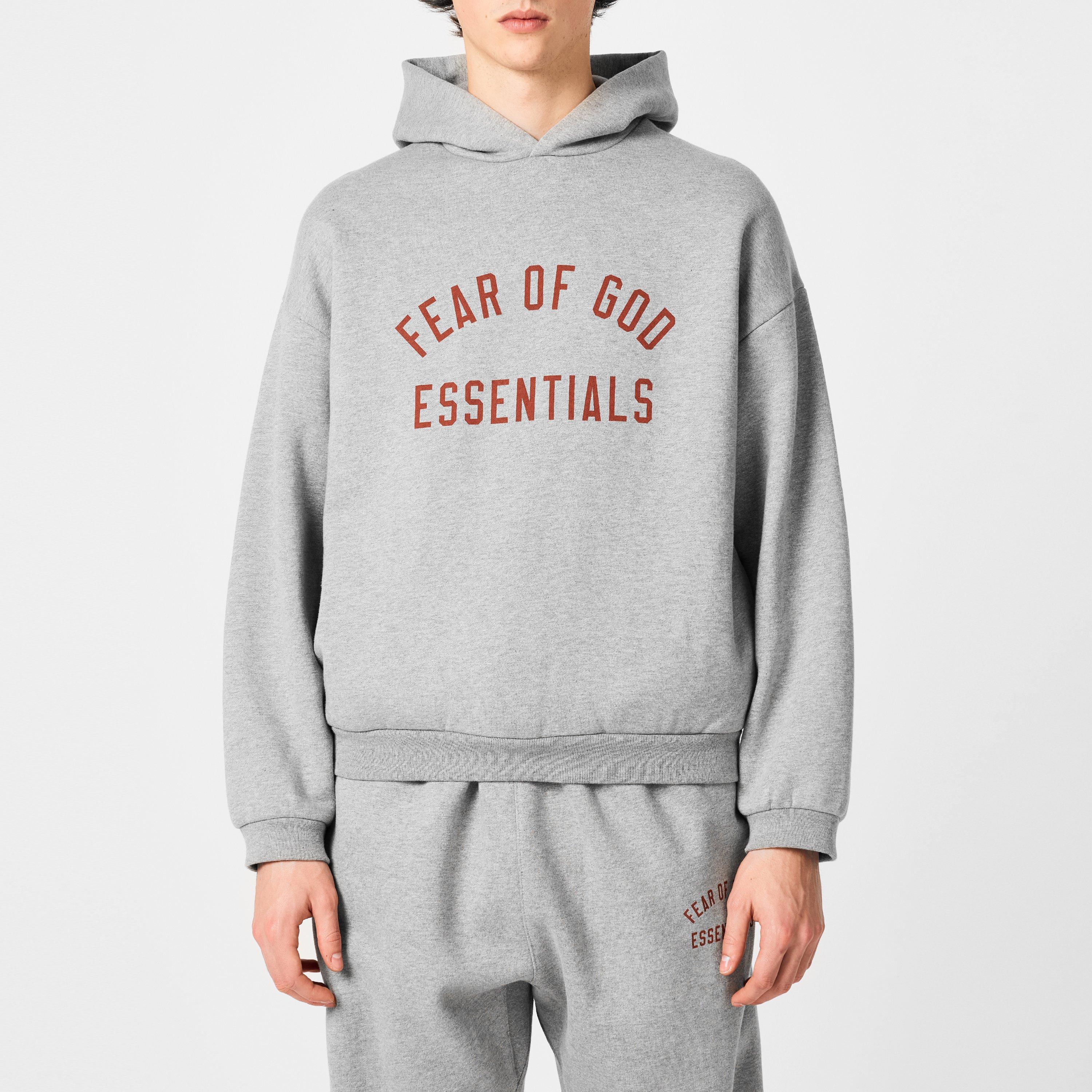 Dark Heather - Fear Of God Essentials - Fleece Hoodie - 3