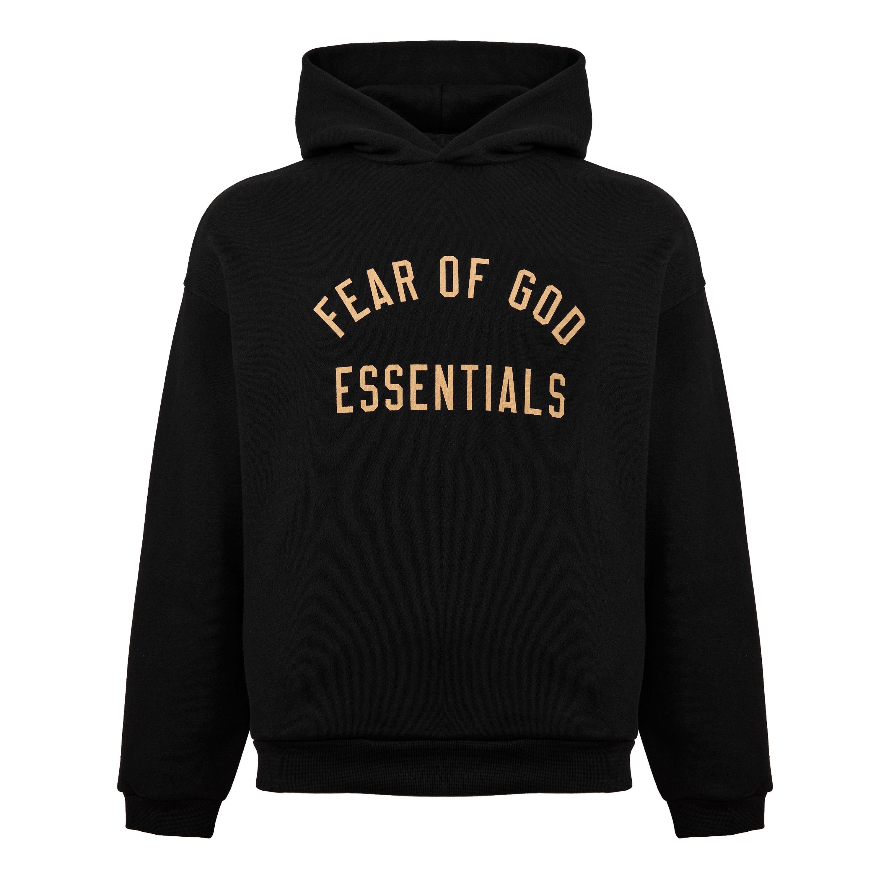 Black - Fear Of God Essentials - Fleece Hoodie - 1