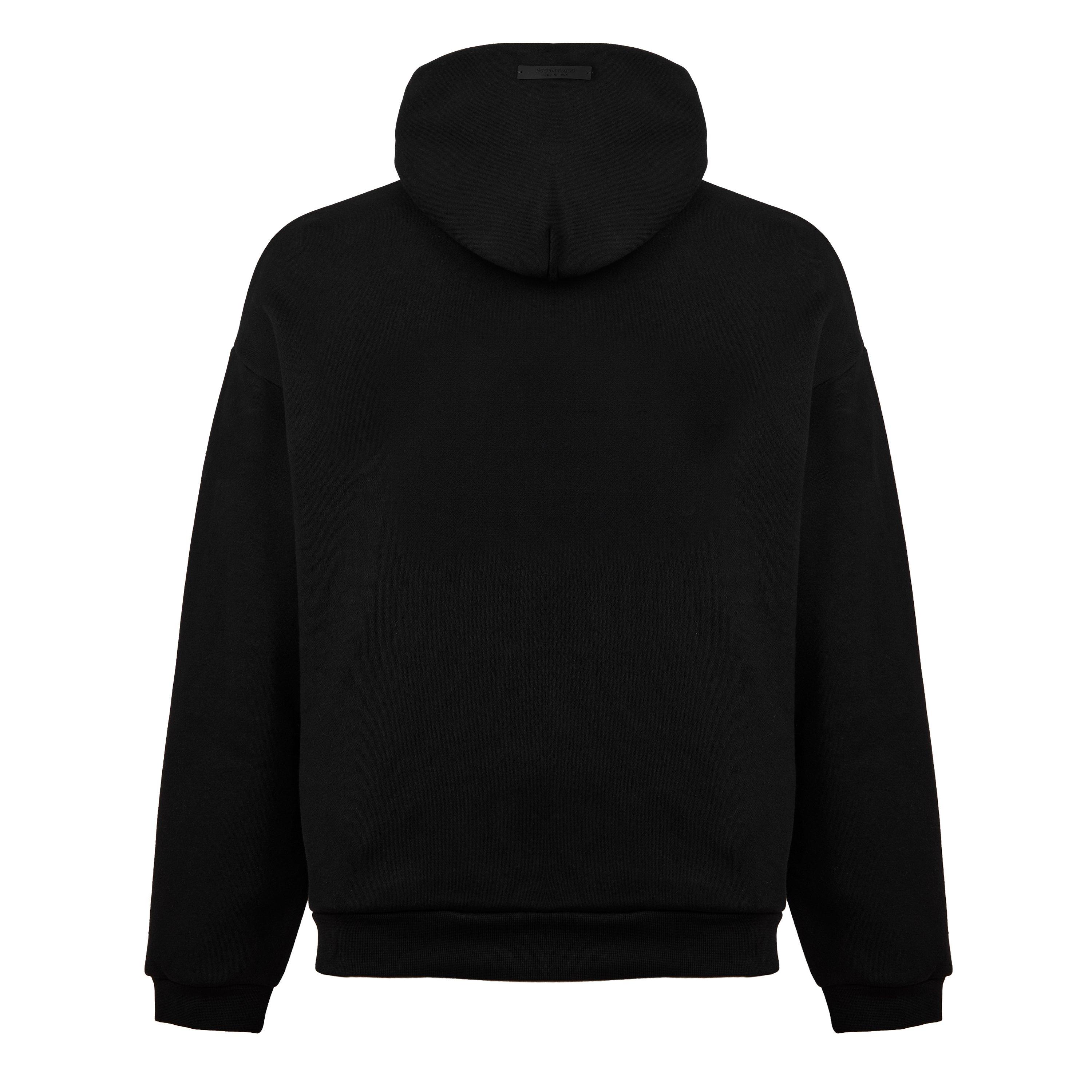 Black - Fear Of God Essentials - Fleece Hoodie - 2