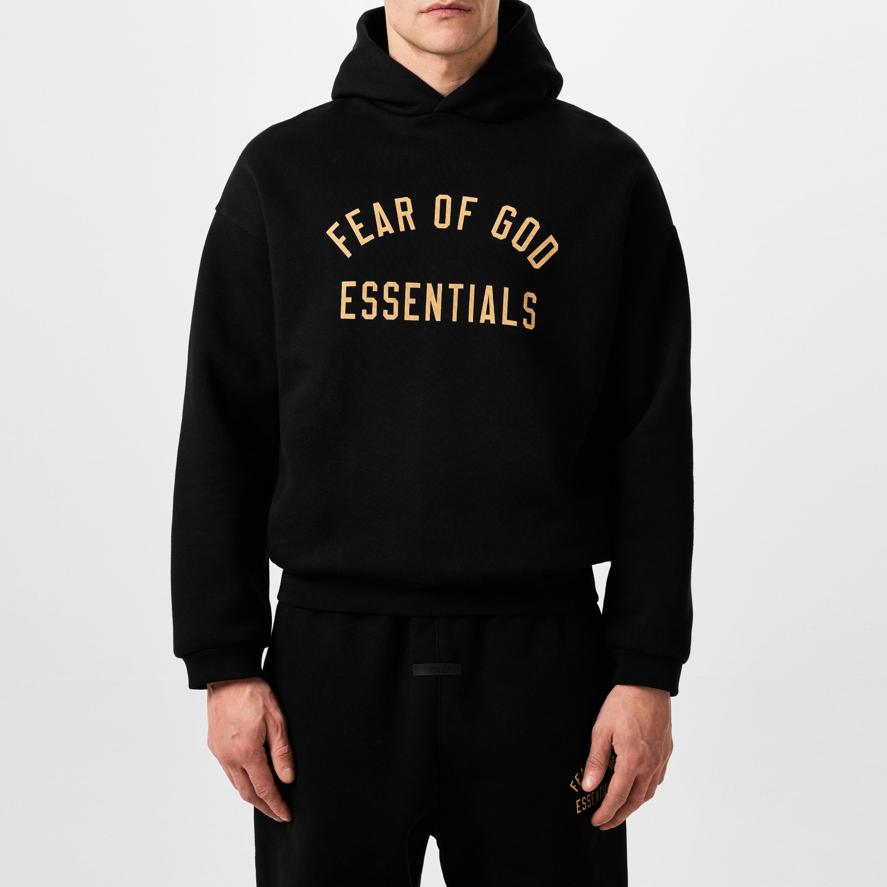 Black - Fear Of God Essentials - Fleece Hoodie - 3
