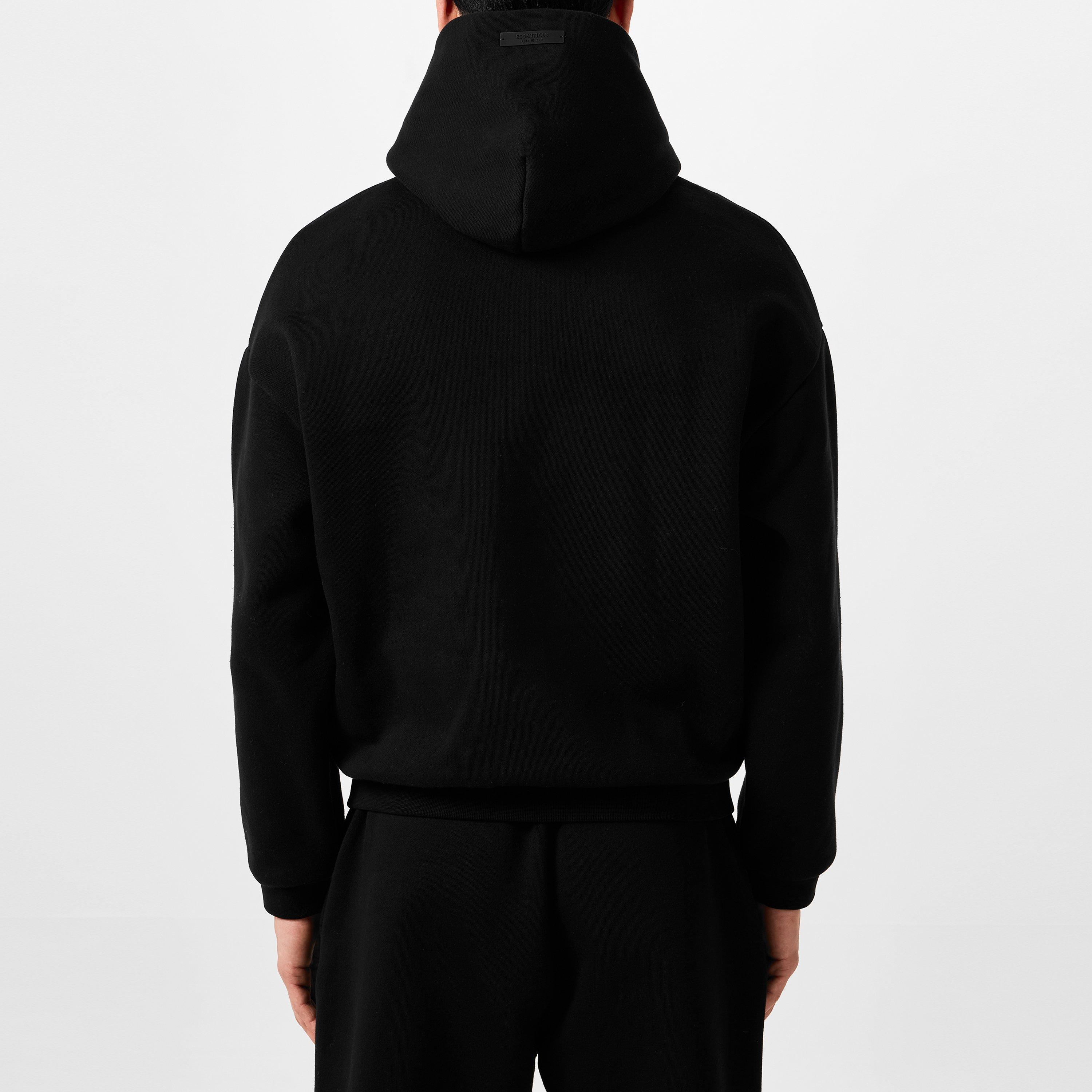 Black - Fear Of God Essentials - Fleece Hoodie - 4