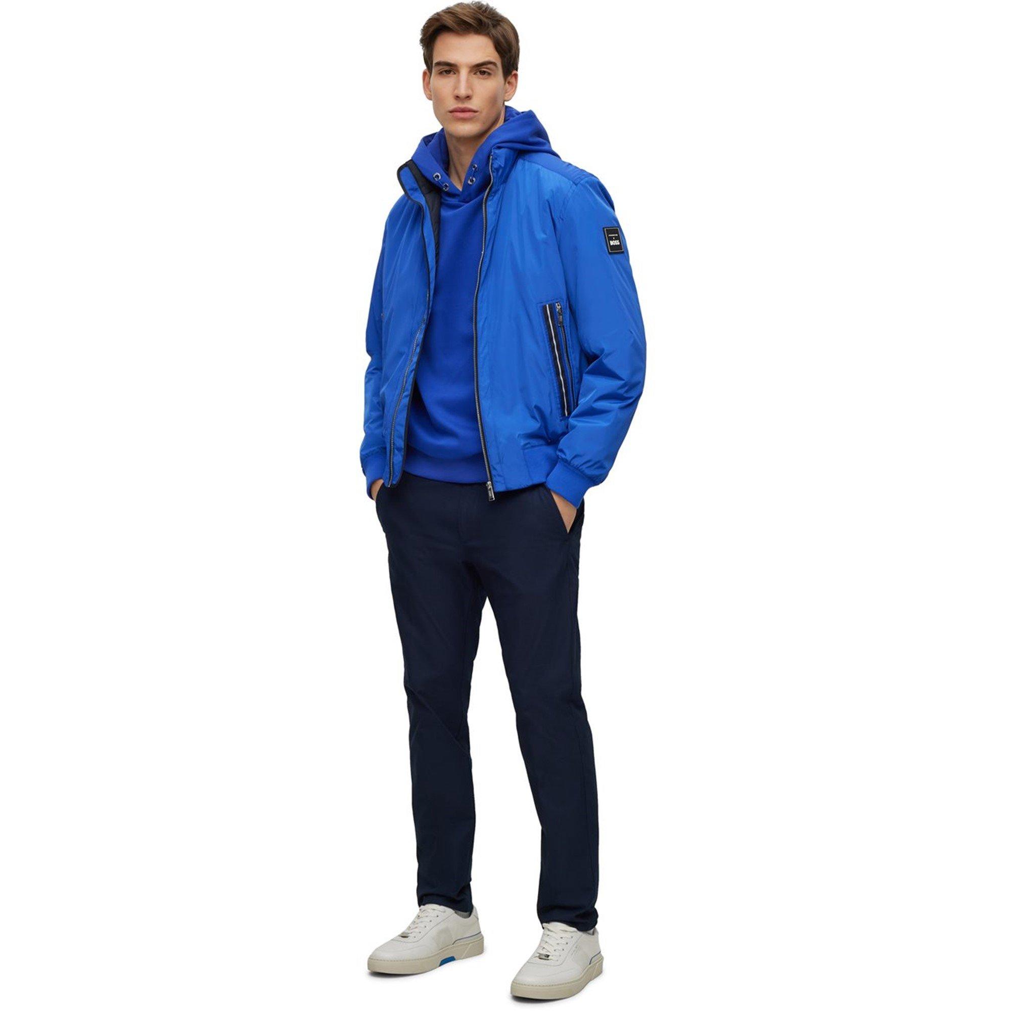 Bright Blue - Boss - Men's Seeger Ps Pull Over Hoodie - 5