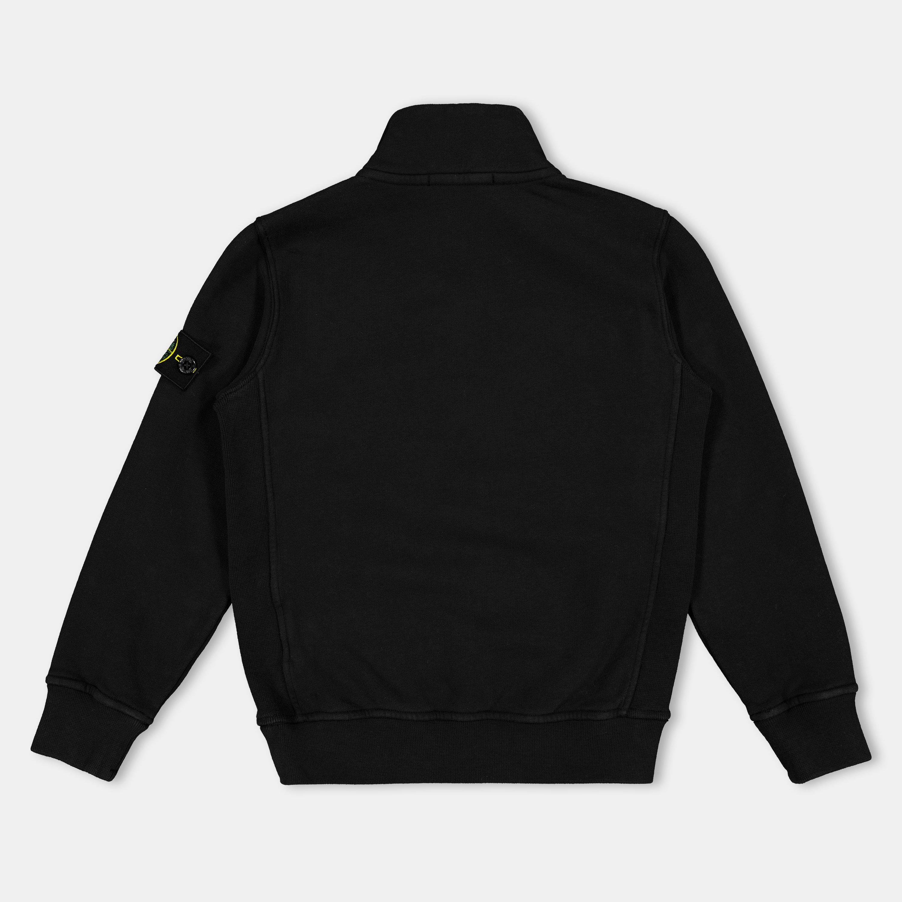 Black V0029 - Stone Island - Kids quarter Zip Fleece Top - 2