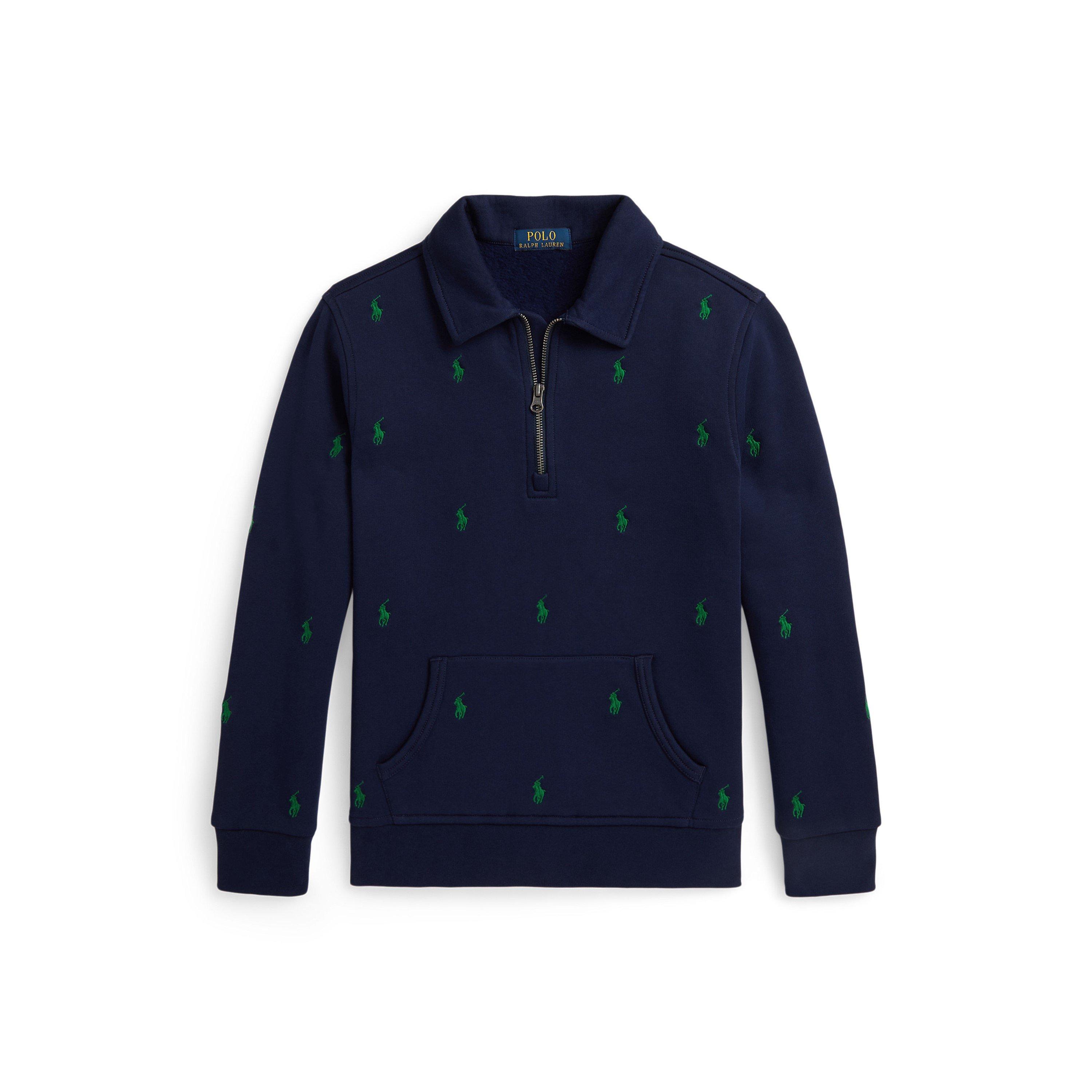 Polo Ralph Lauren  Navy Kids' Full Zip Soft Fleece Jacket - 8-9Y/M