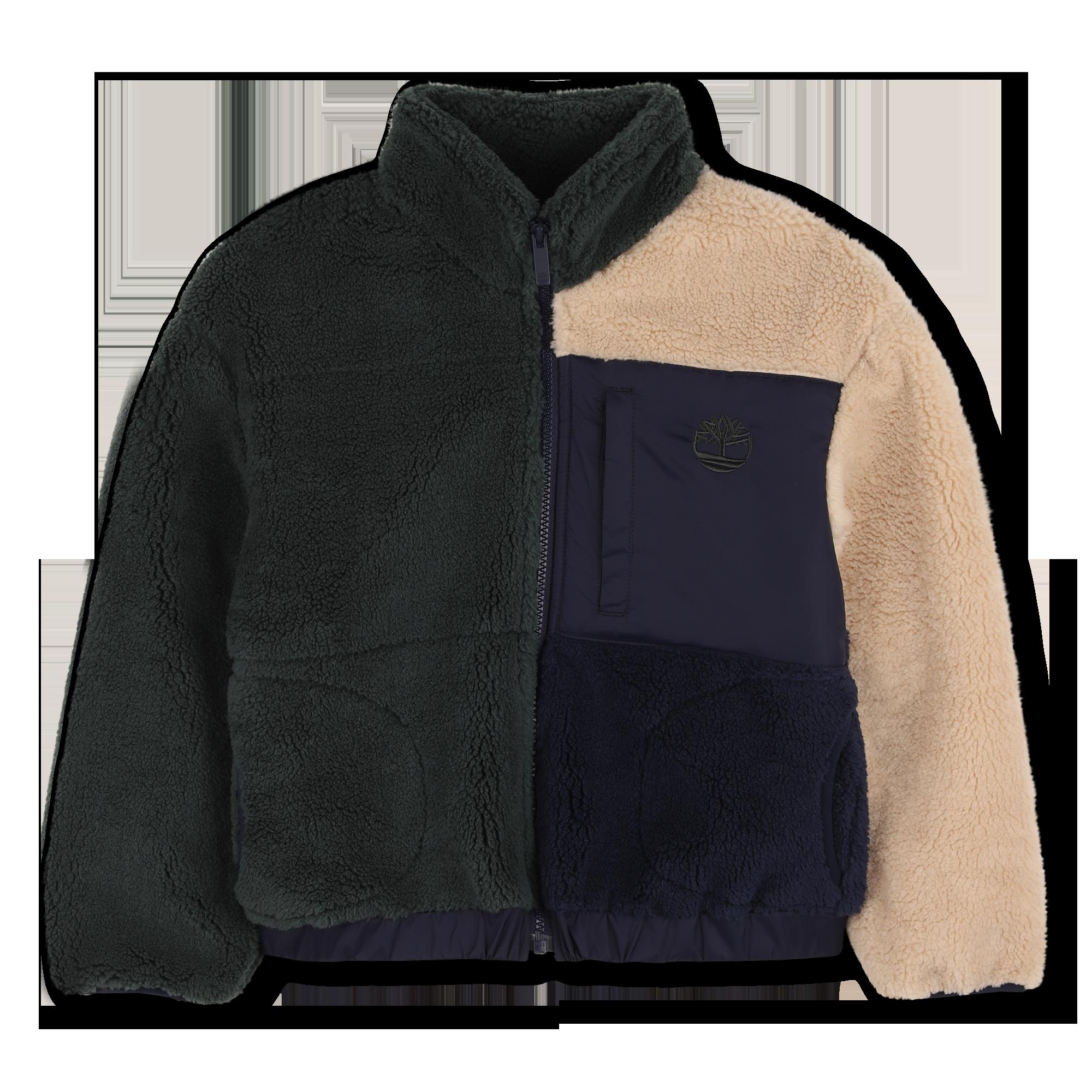 Dark Green - Timberland - Kids' Full-Zip Fleece - 1