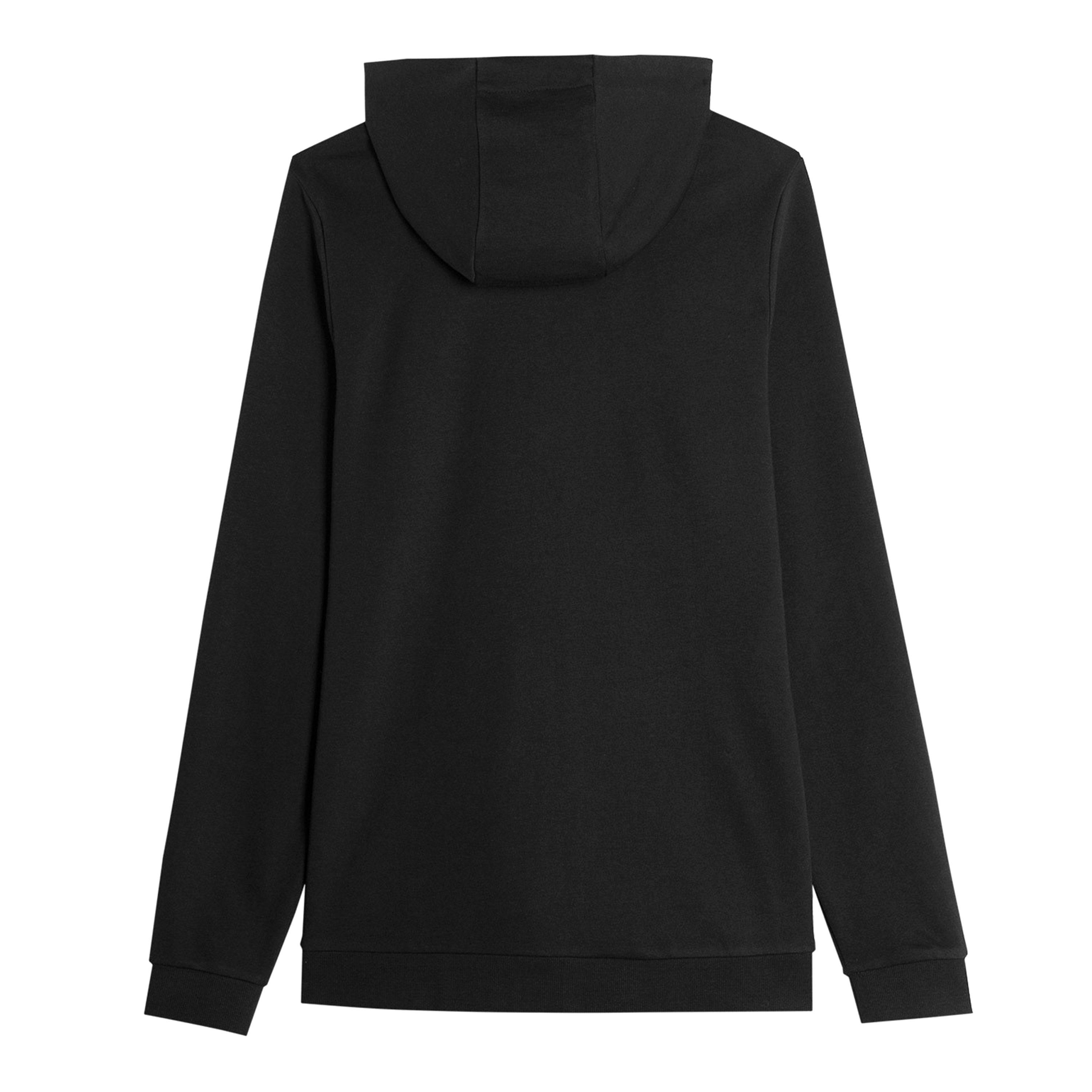 Deep Black - 4F - Full Zip Hoodie Mens - 2