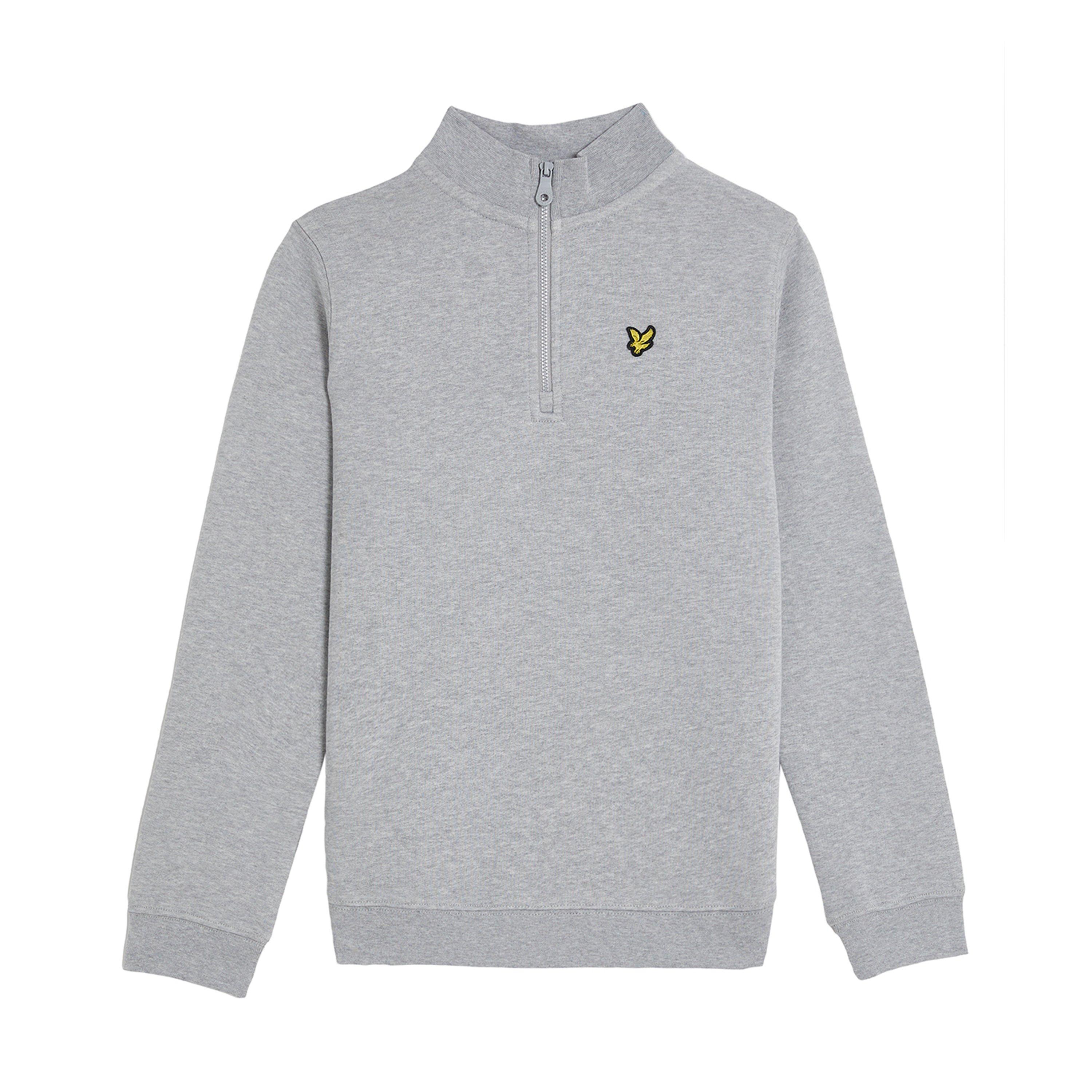 Light Grey D24 - Lyle and Scott - Kids' 1/4 Zip Fleece - 1