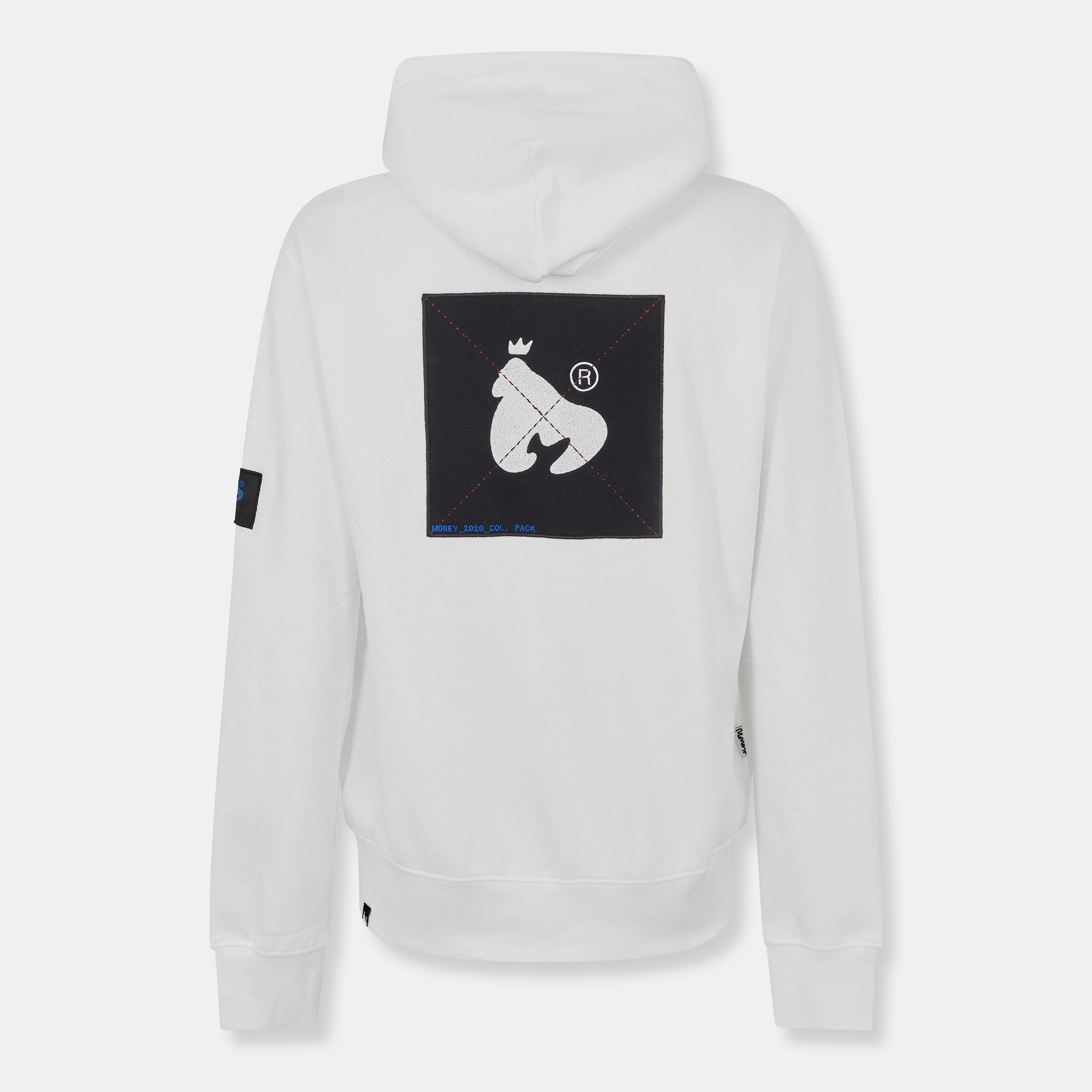 White - Money - Men's Zip Hoodie - 2