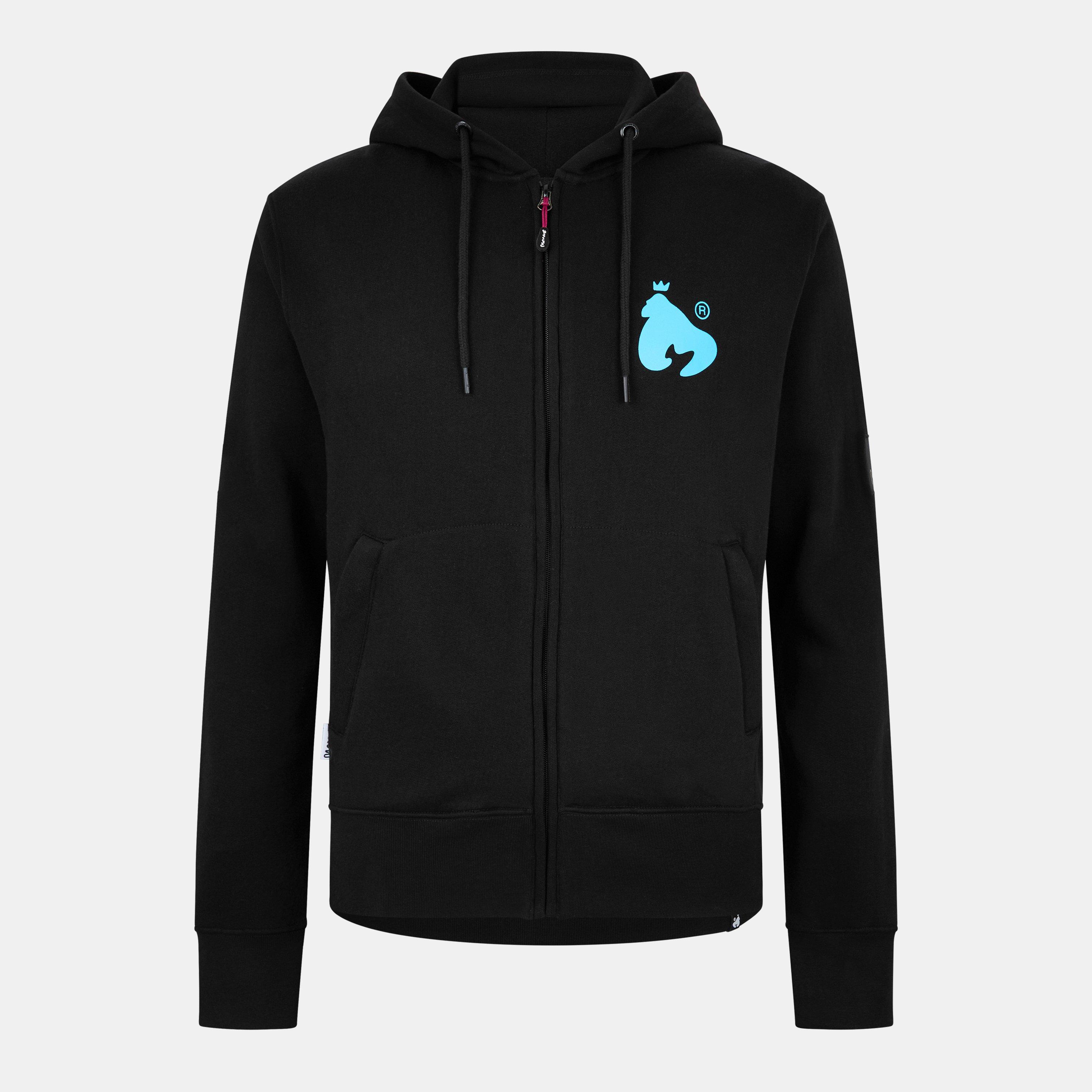 Black - Money - Men's Zip Hoodie - 1