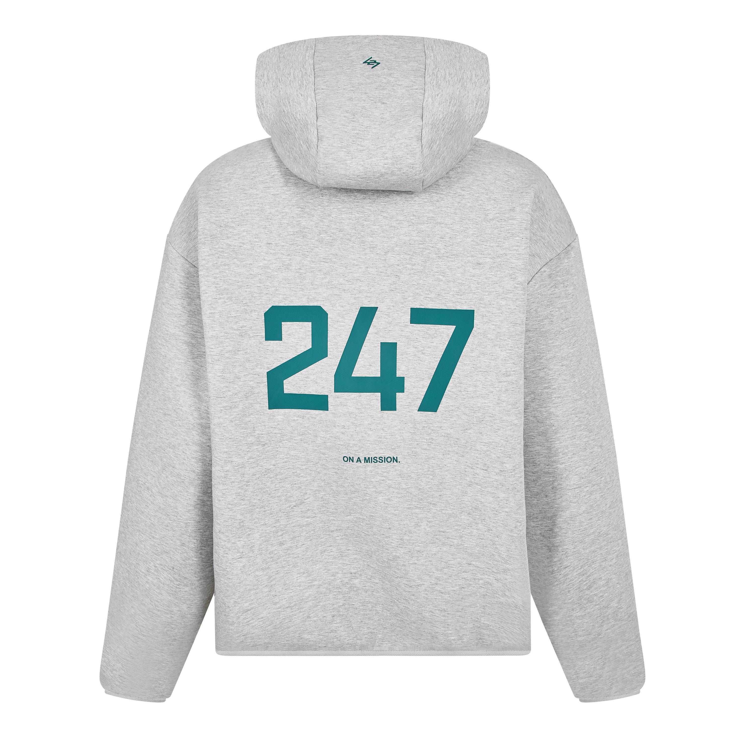Grey Marl - Represent 247 - Men's Performance Hoodie - 2