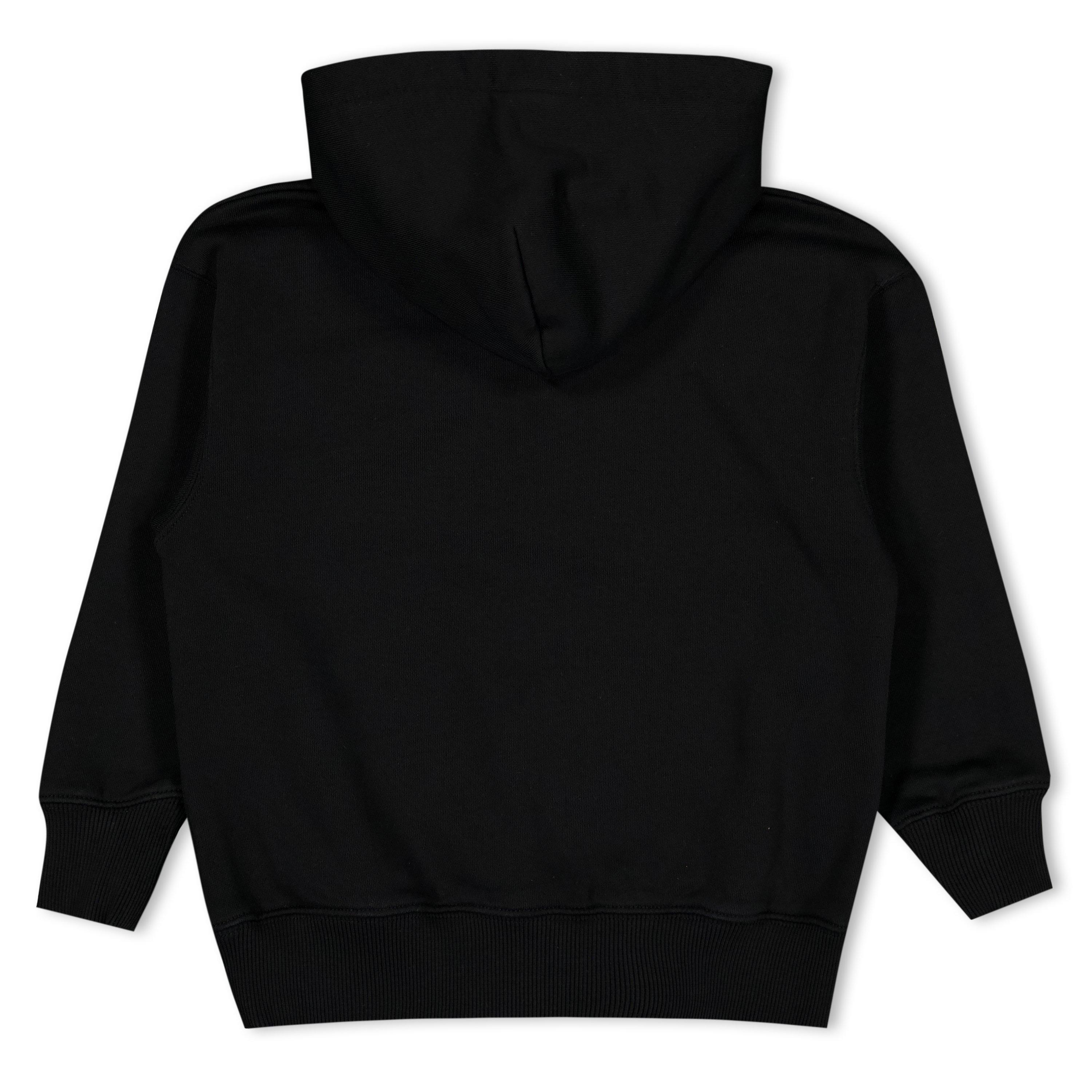 Black 001 - Off White - Unisex Kids' Overhead Hoodie - 2