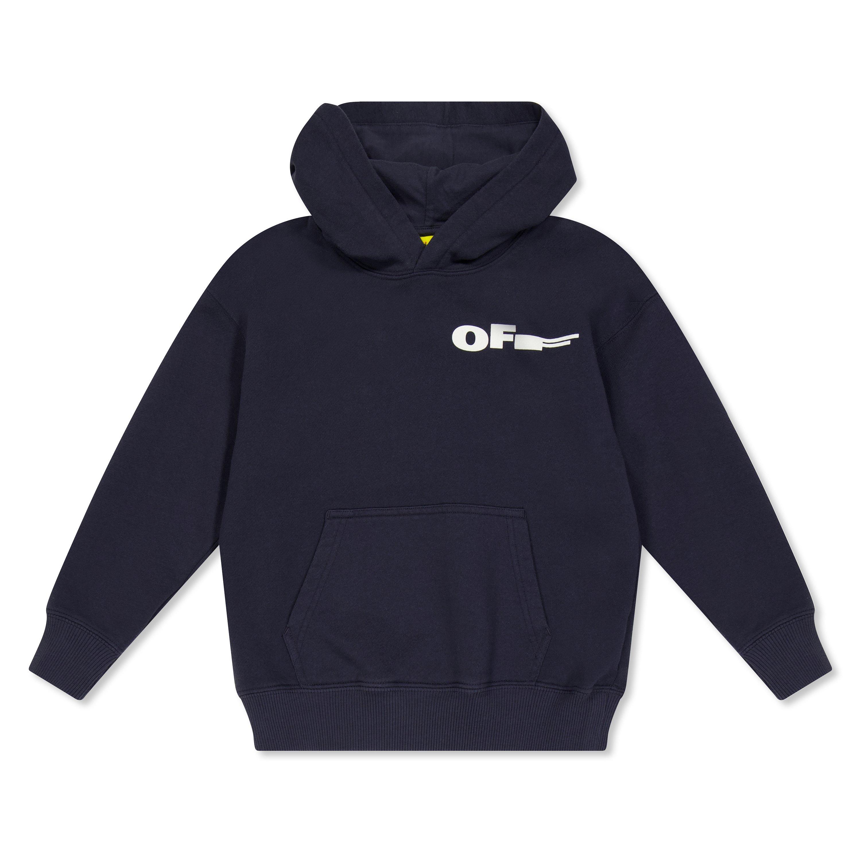Off White  Kids' Pull Over Hoodie - Blue 410 - Size 6Y