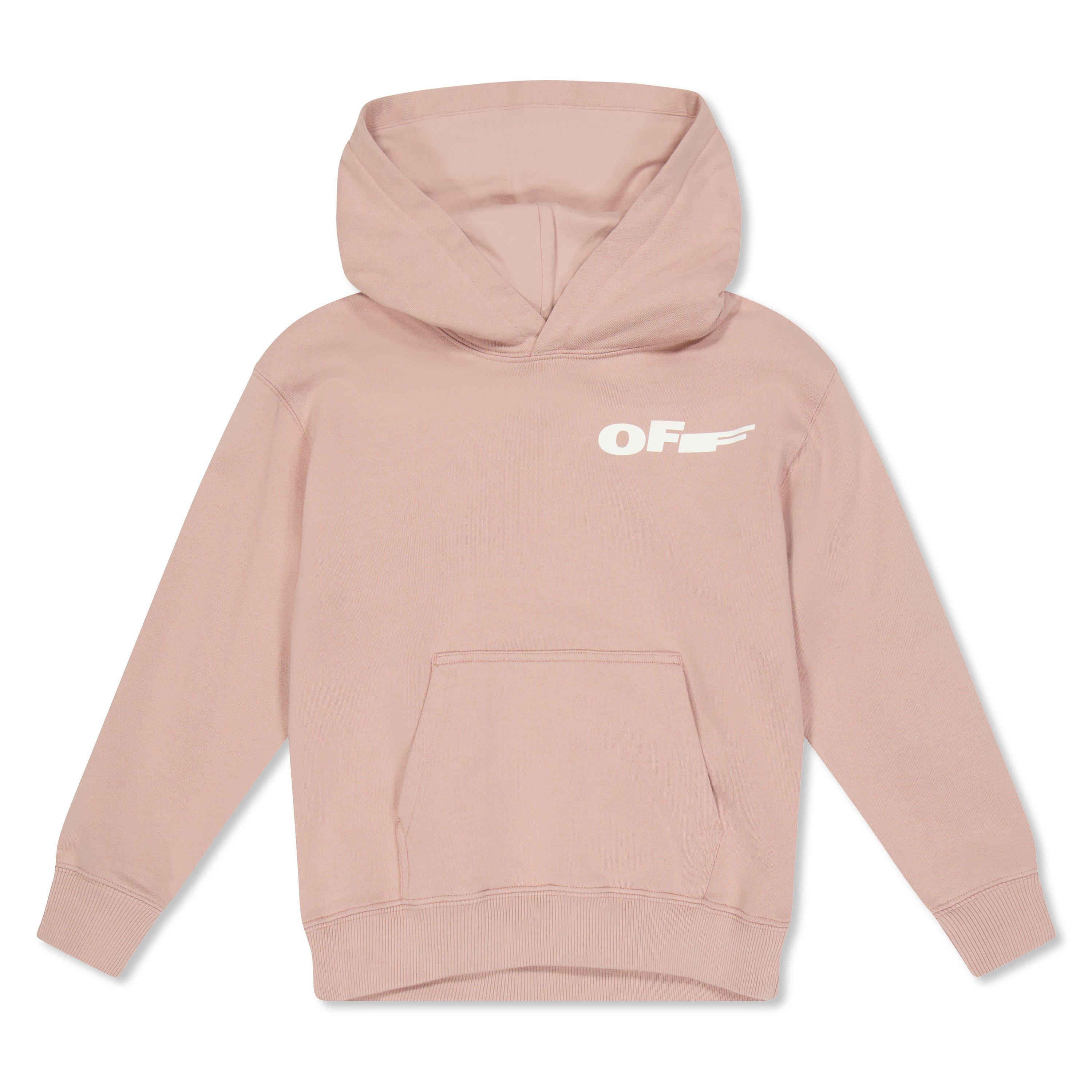 Off White Kids' Pull Over Hoodie - Pink 651 - Size 10Y