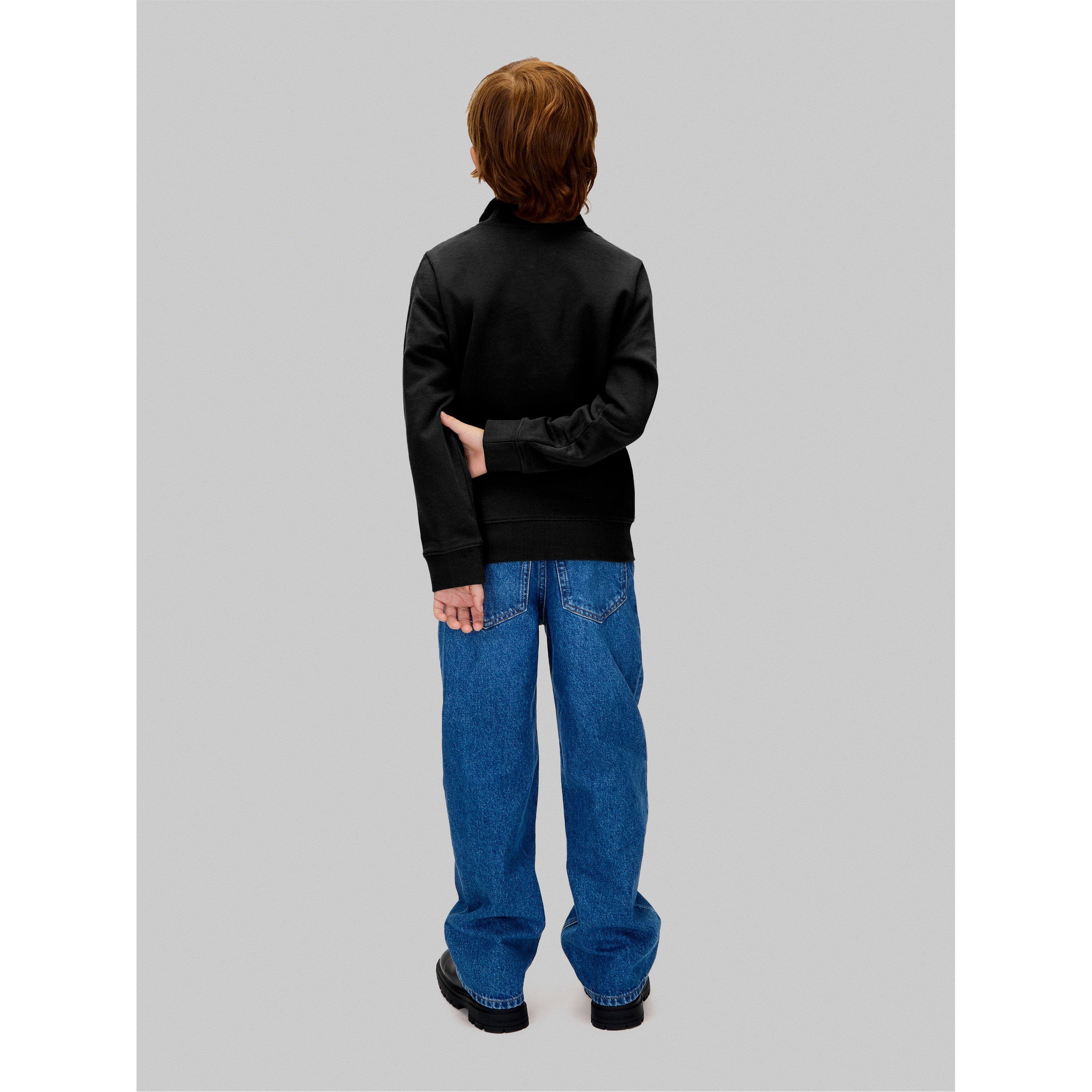 CK Black BEH - Calvin Klein Jeans - Kids' quarter Zip Fleece - 3