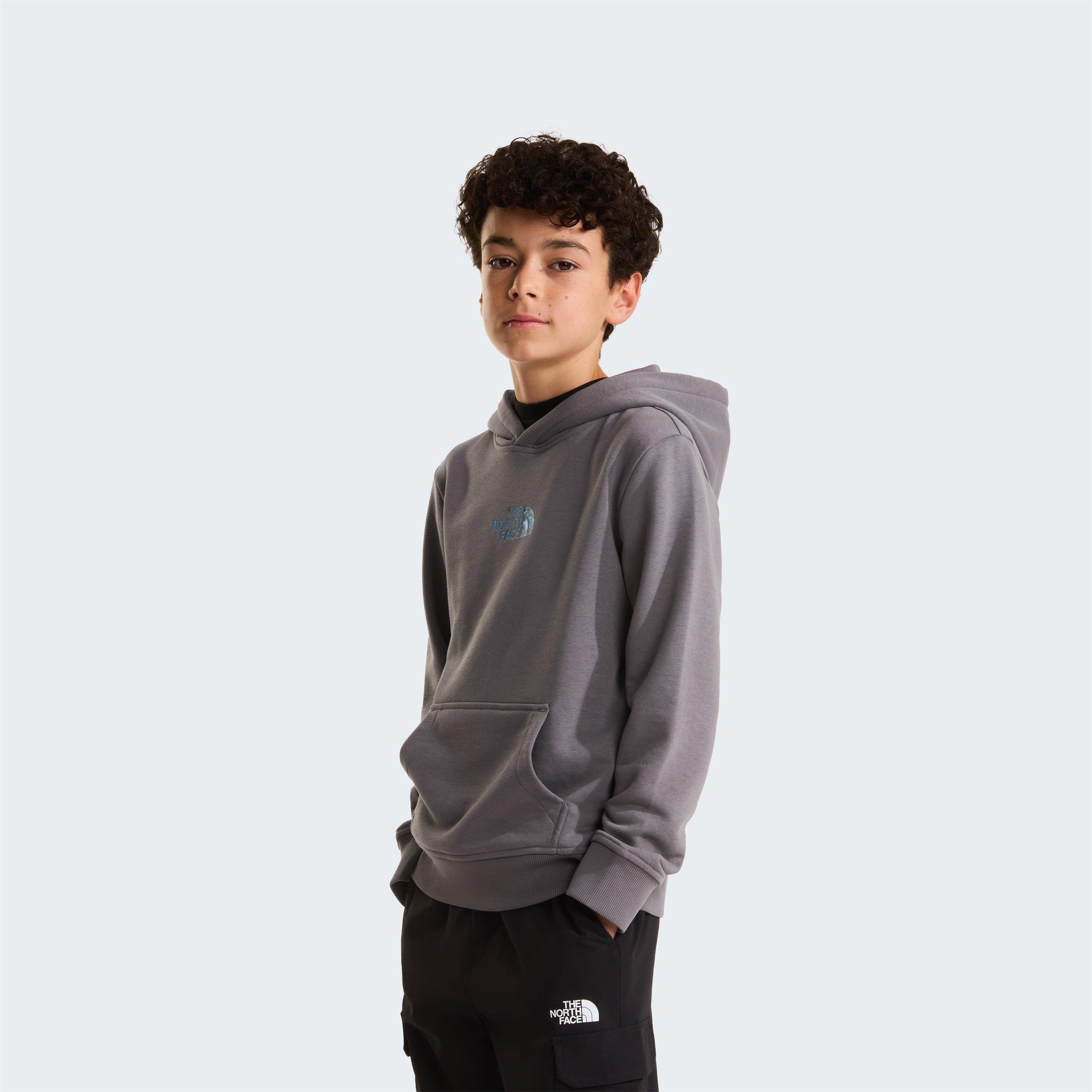 Smoked Pearl - The North Face - Liquid Logo Hoodie Juniors - 3