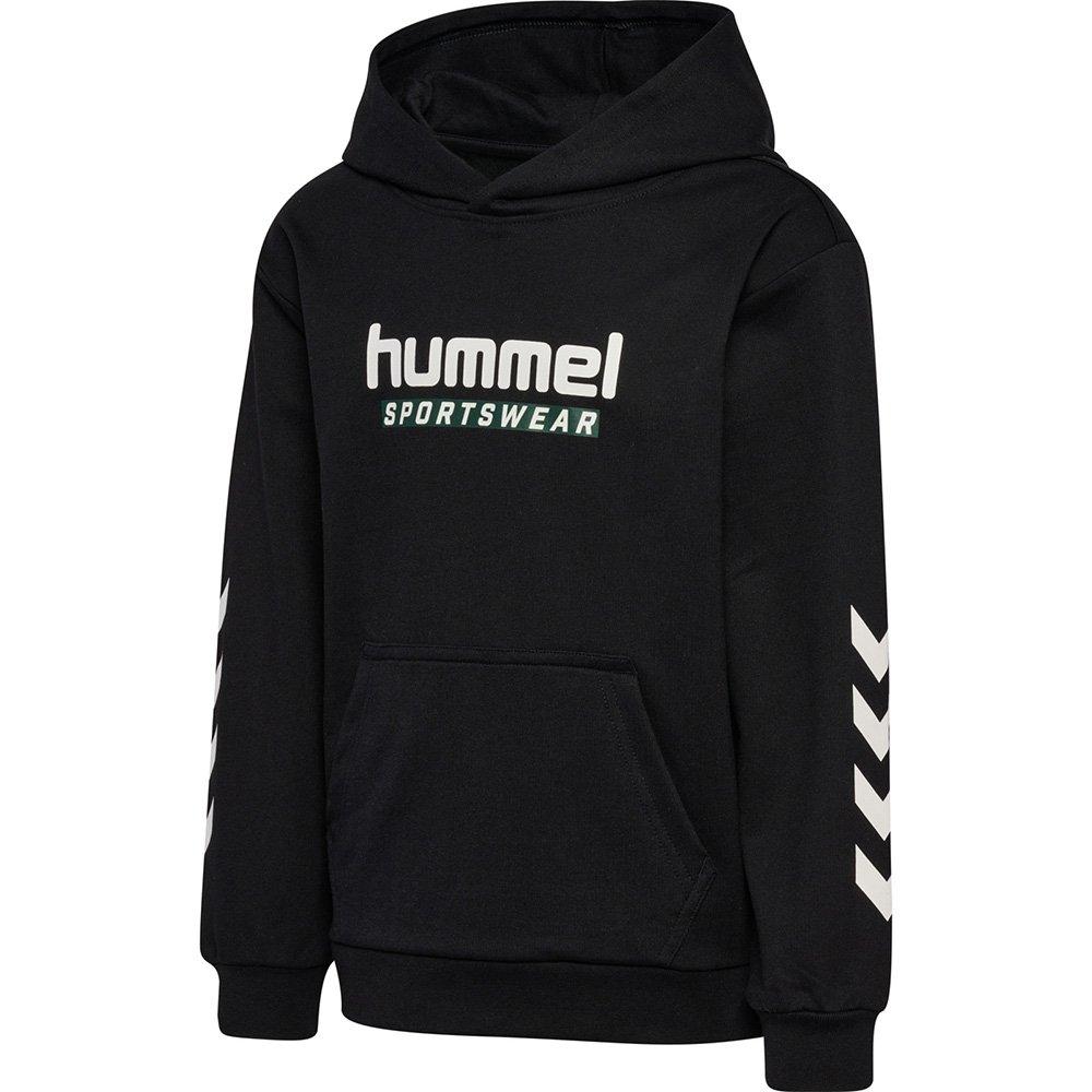 Black/White - Hummel - Logo Hoodie Junior - 3