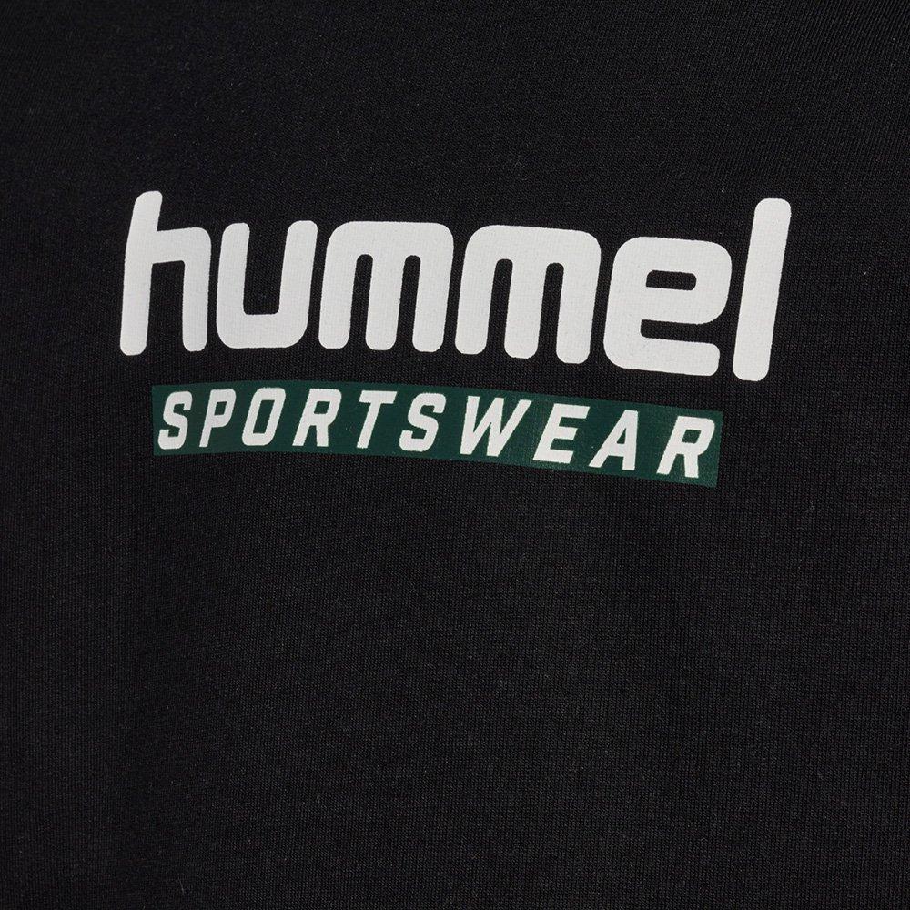 Black/White - Hummel - Logo Hoodie Junior - 4