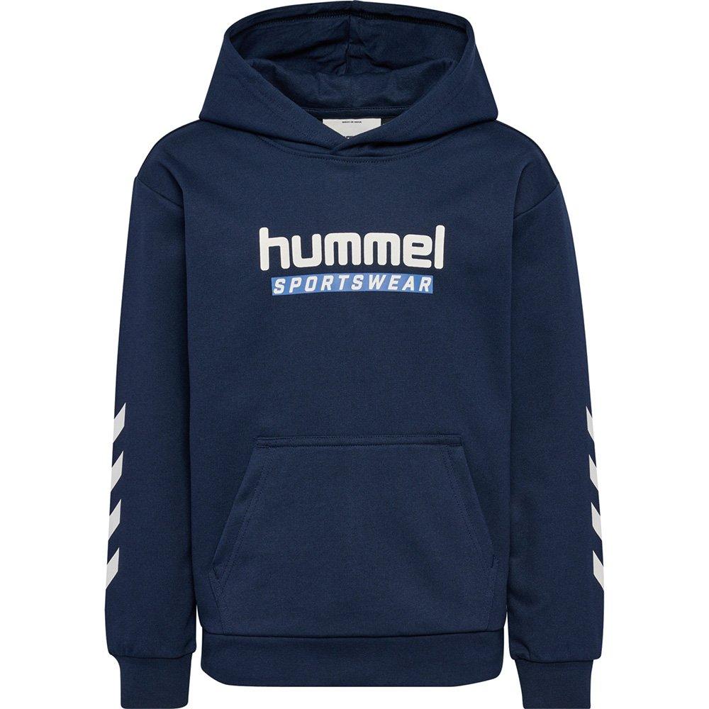 Hummel Boys Logo Hoodie Junior - Navy/White - 9-10 (M)