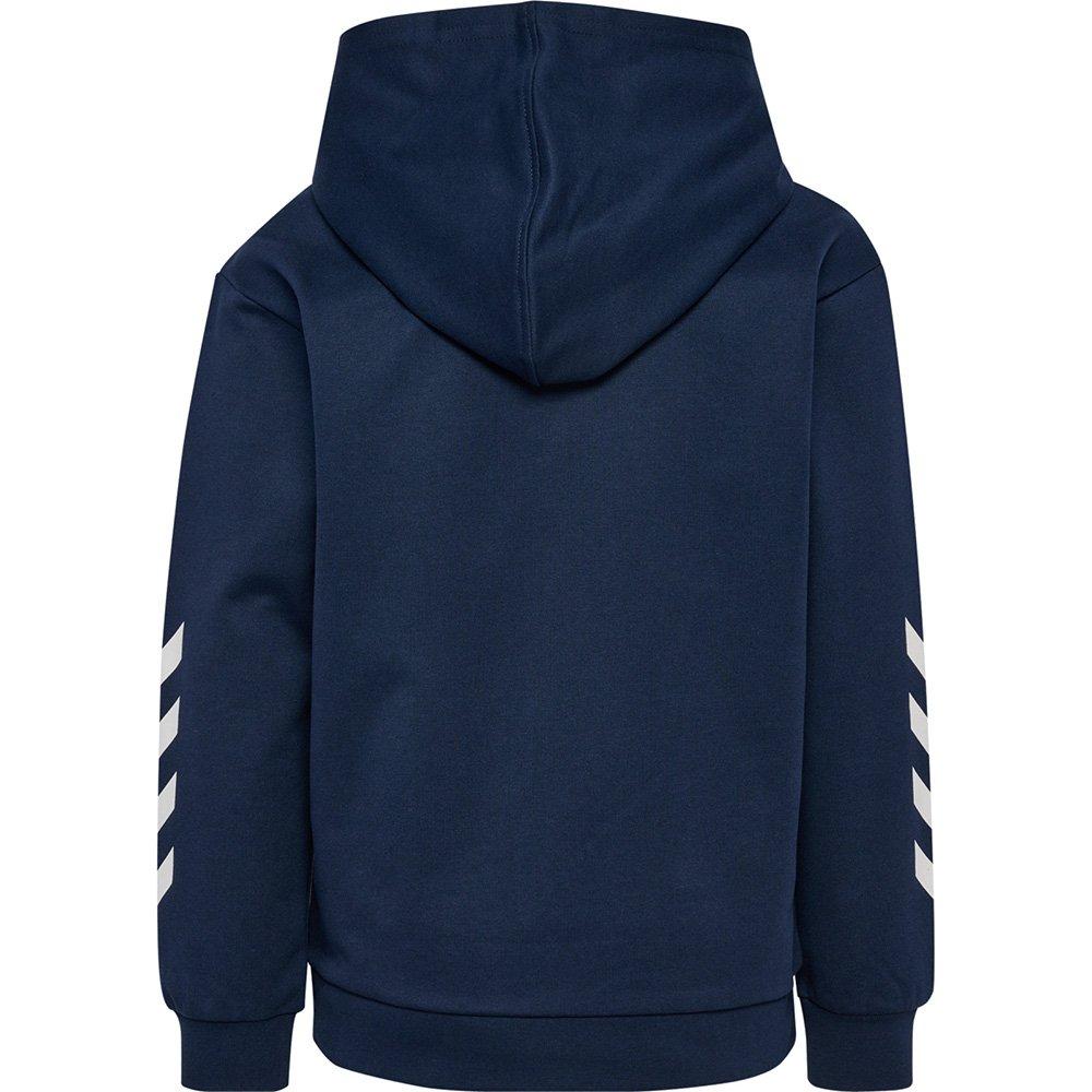 Navy/White - Hummel - Logo Hoodie Junior - 2