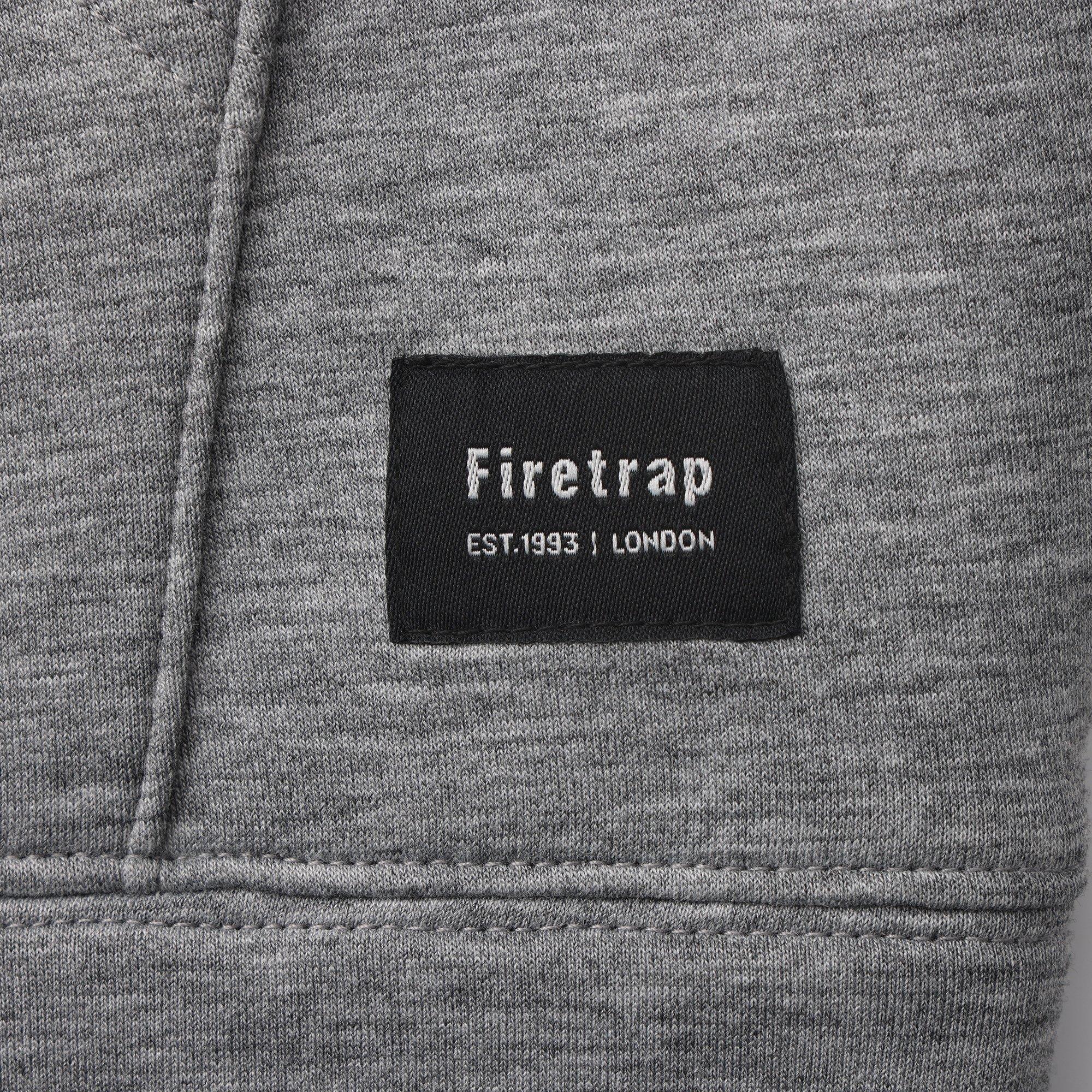 Grey - Firetrap - Scuba Hoody Mens - 4