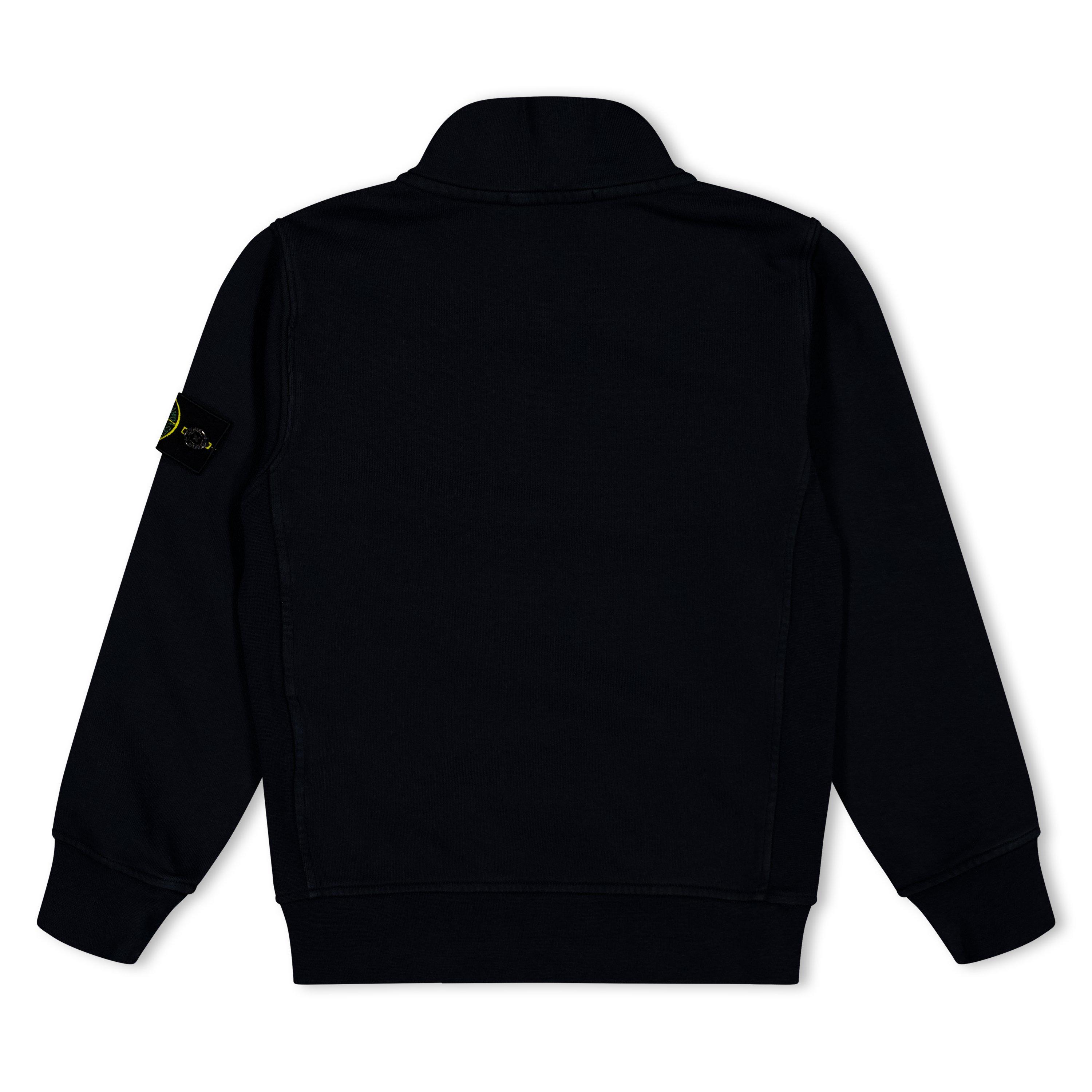 Navy V0020 - Stone Island - Stone Badge 1/4 Zip Jn61 - 2