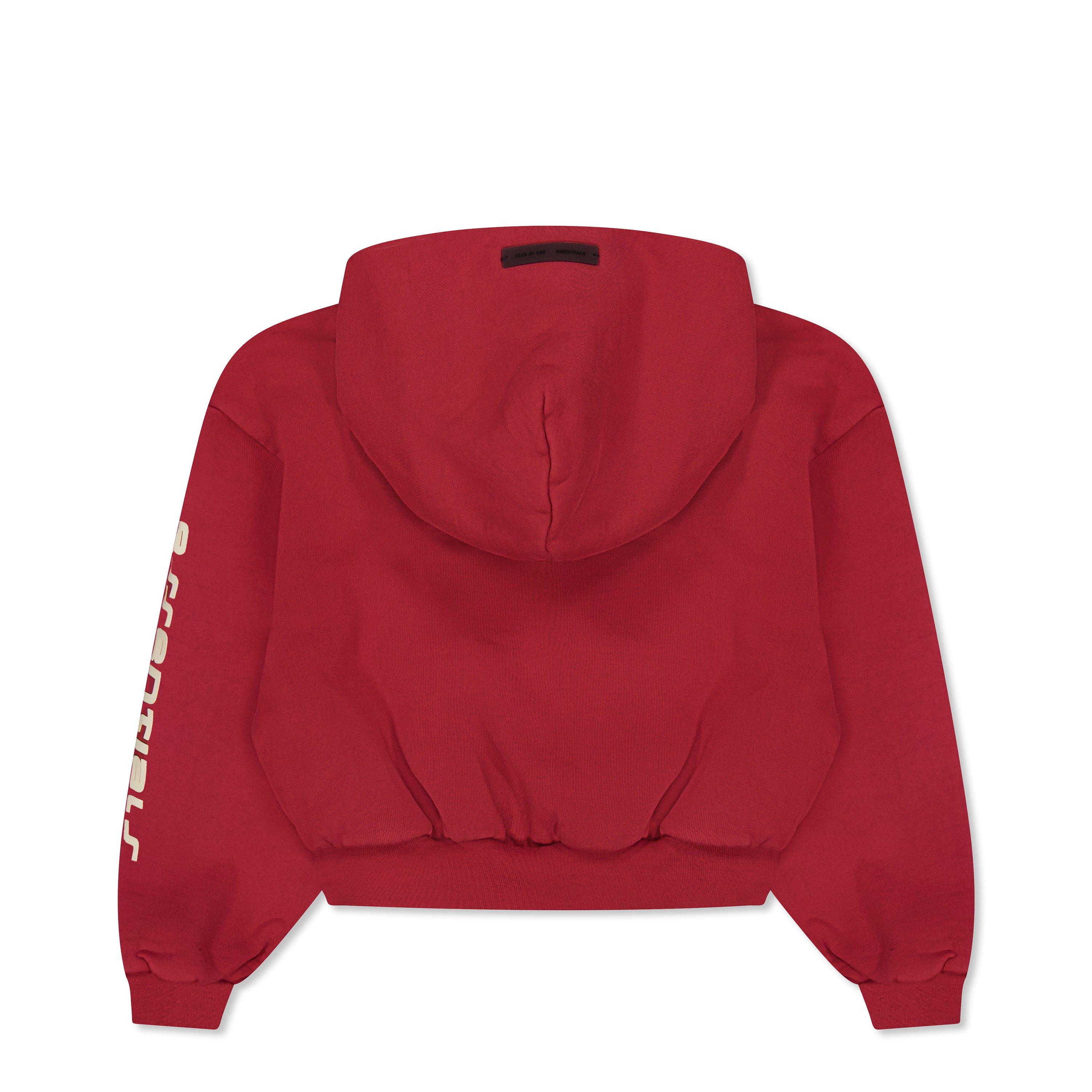 Crimson - Fear Of God Essentials - FGE Logo Hoodie Jn61 - 2
