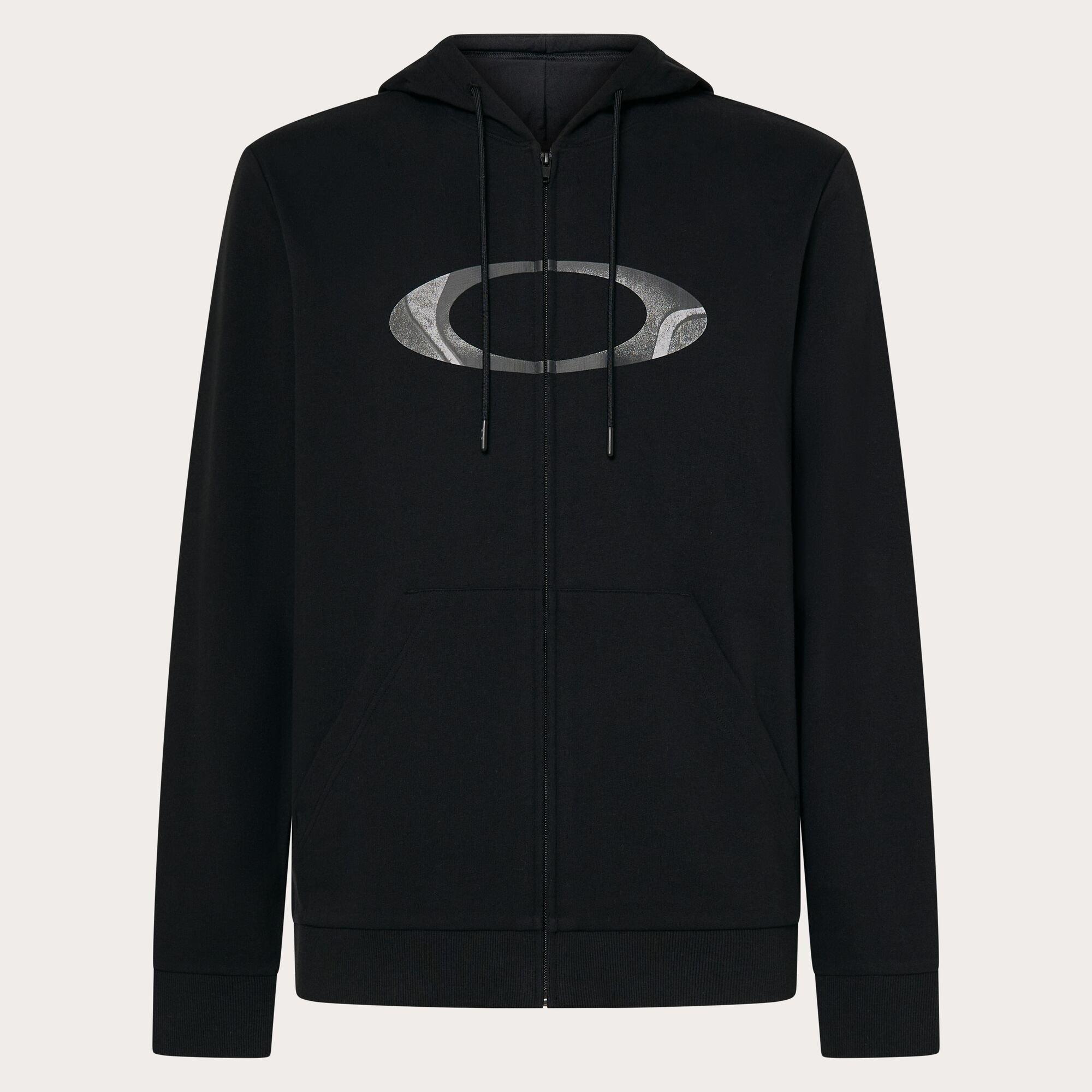 Oakley Men's Zip Hoodie - Blackout - Large