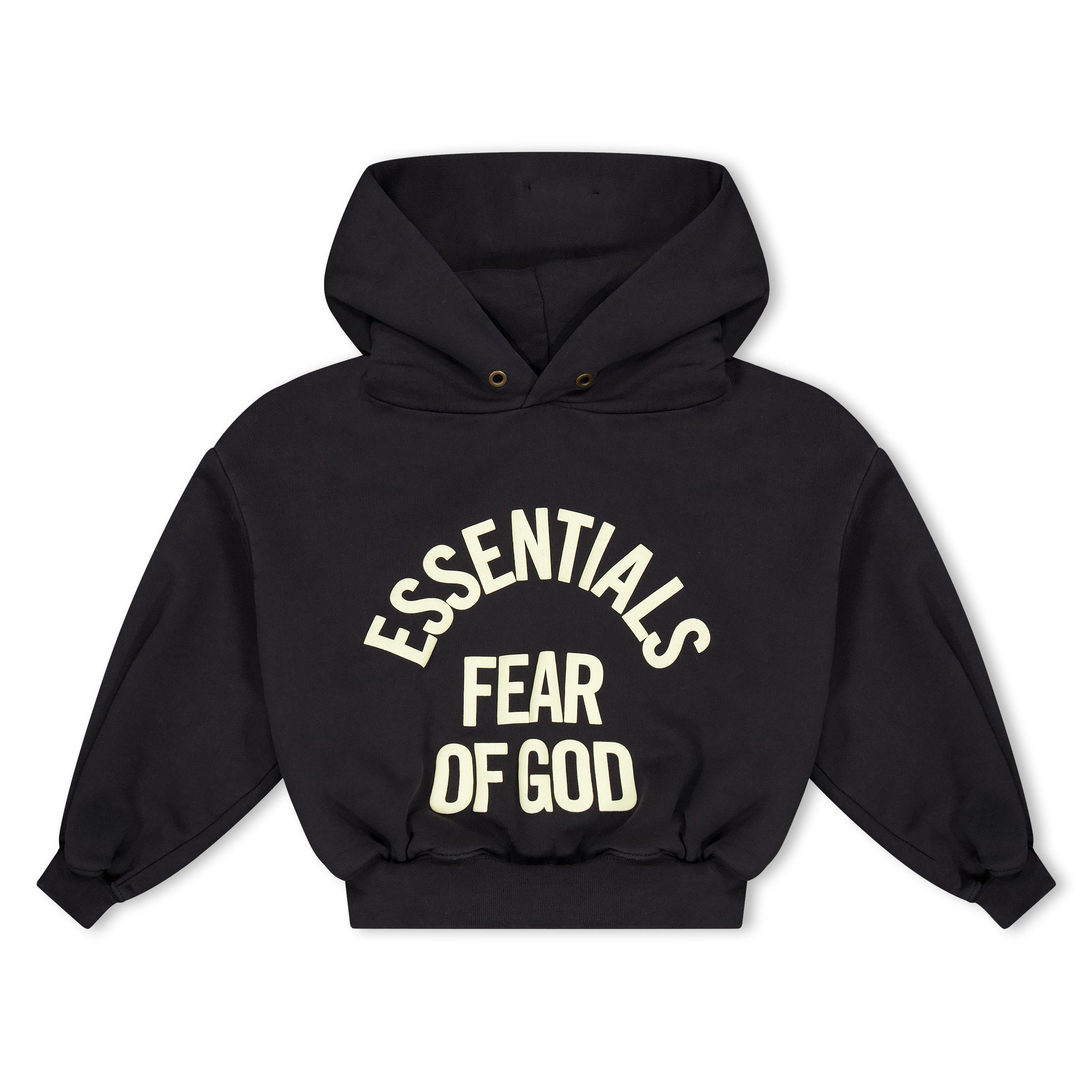Faded Black - Fear Of God Essentials - Unisex Kids' Overhead Hoodie - 1