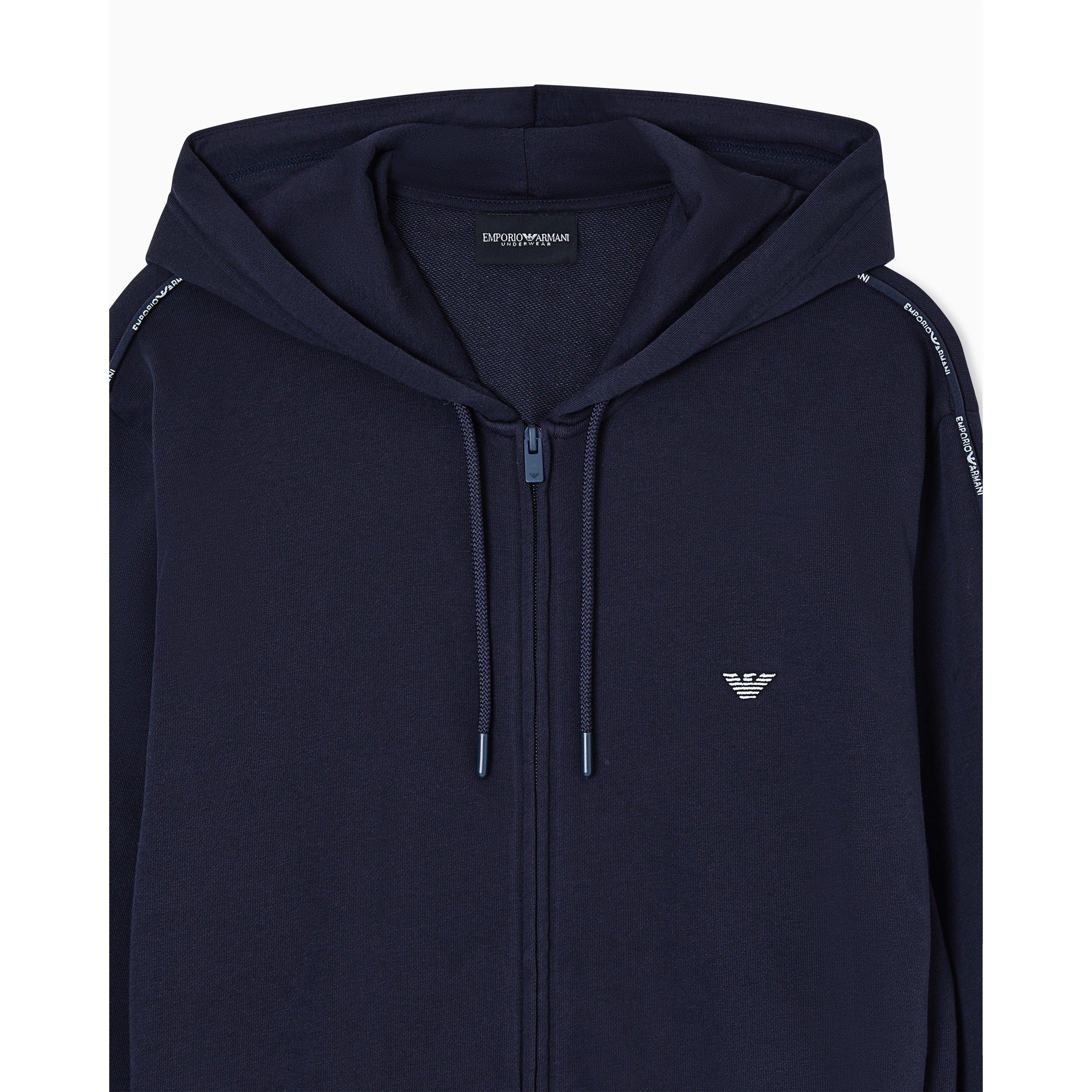 Armani Blue - Emporio Armani - Men's Zip Hoodie - 2