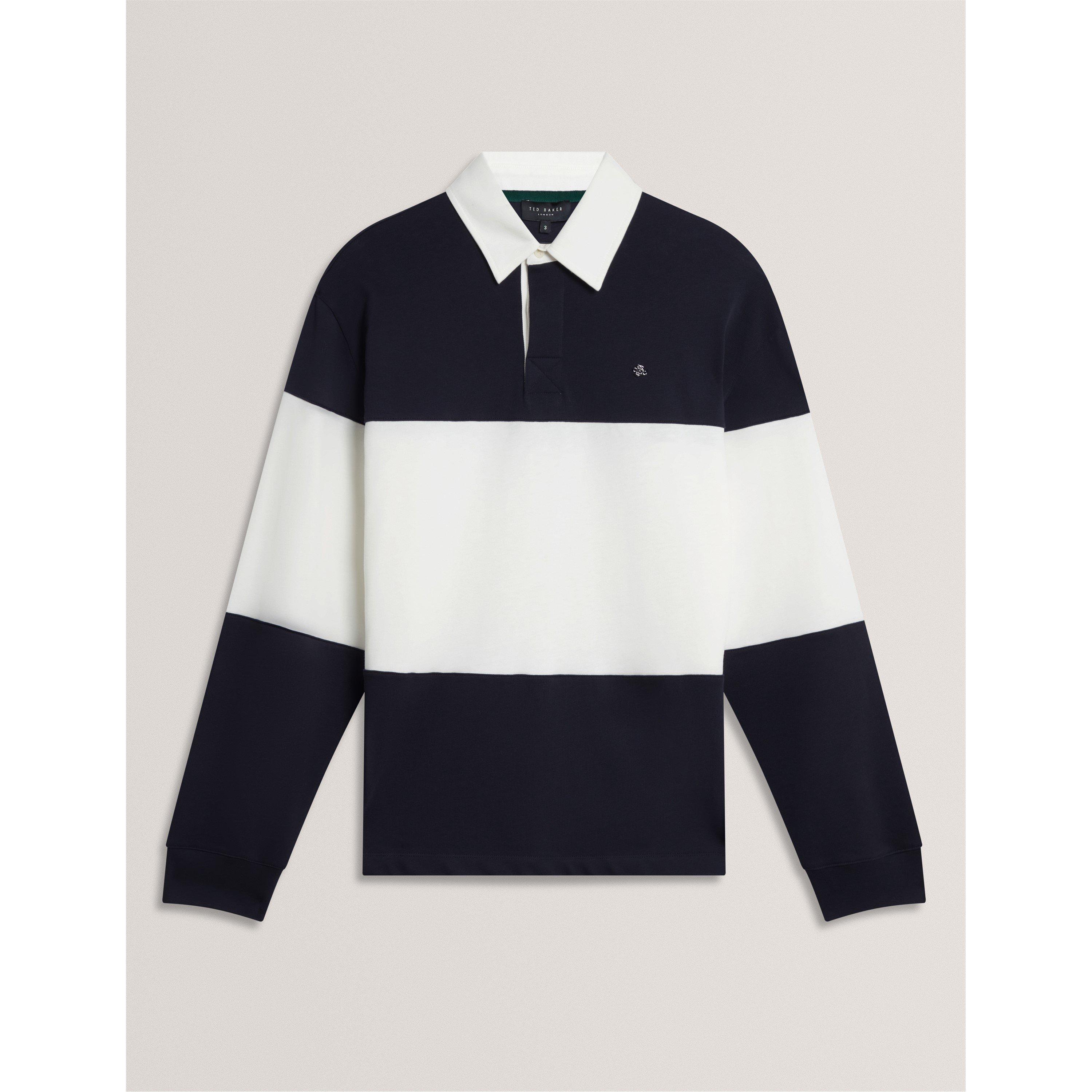 Ted Baker Men's Long Sleeve Rugby Polo Shirt - Navy - XL (5)