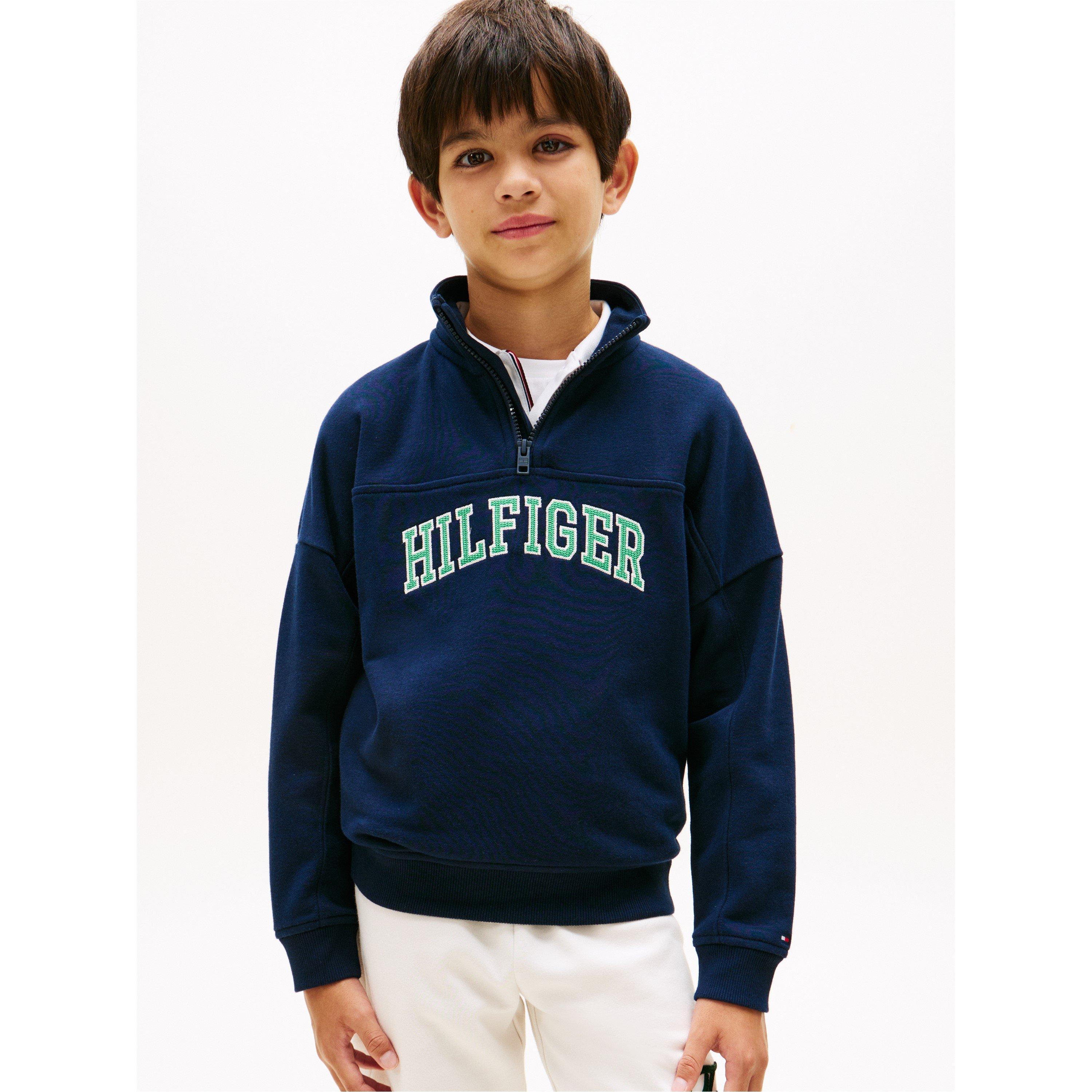 Dark Night Navy - Tommy Hilfiger - Tommy Varsty Swtshrt Jn63 - 2