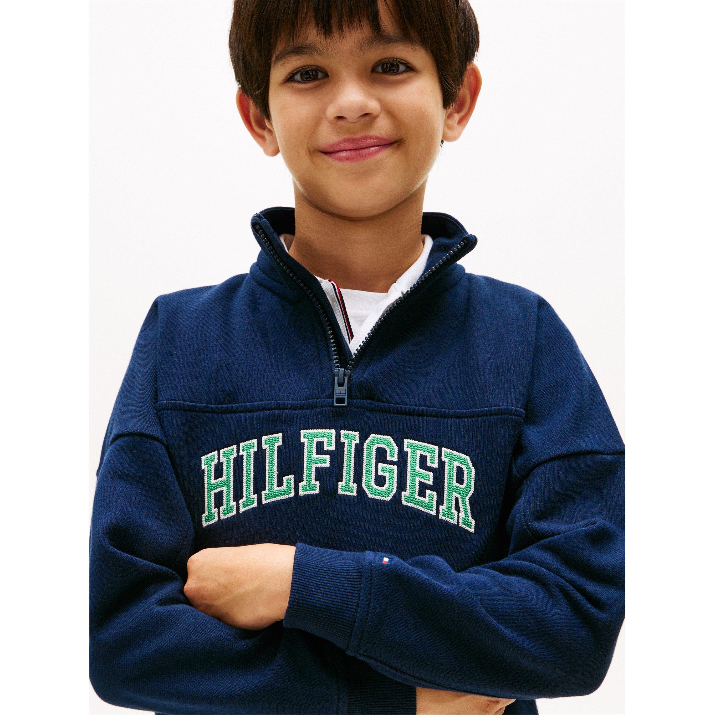 Dark Night Navy - Tommy Hilfiger - Tommy Varsty Swtshrt Jn63 - 3